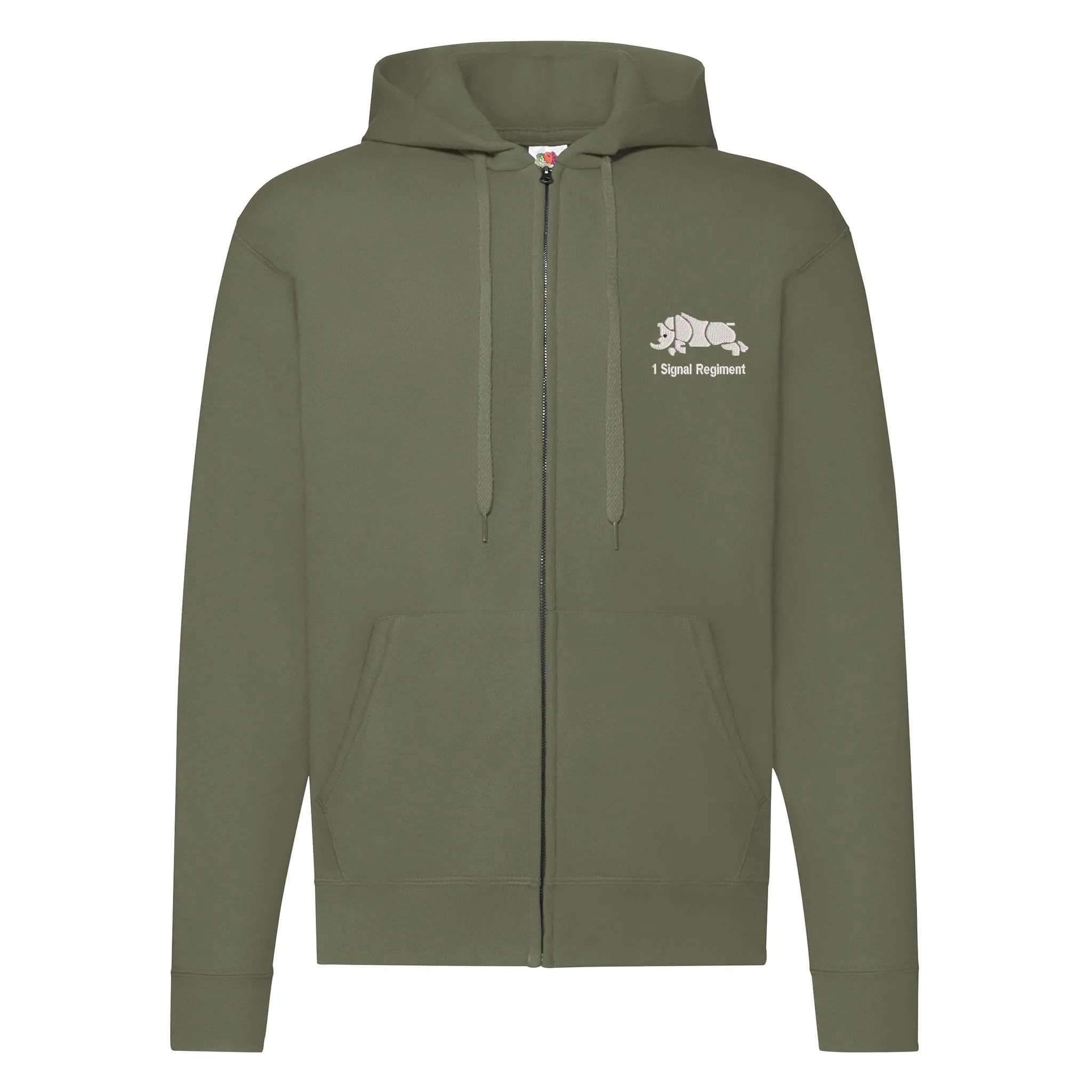 1 Signal Regiment Zipped Hoodie