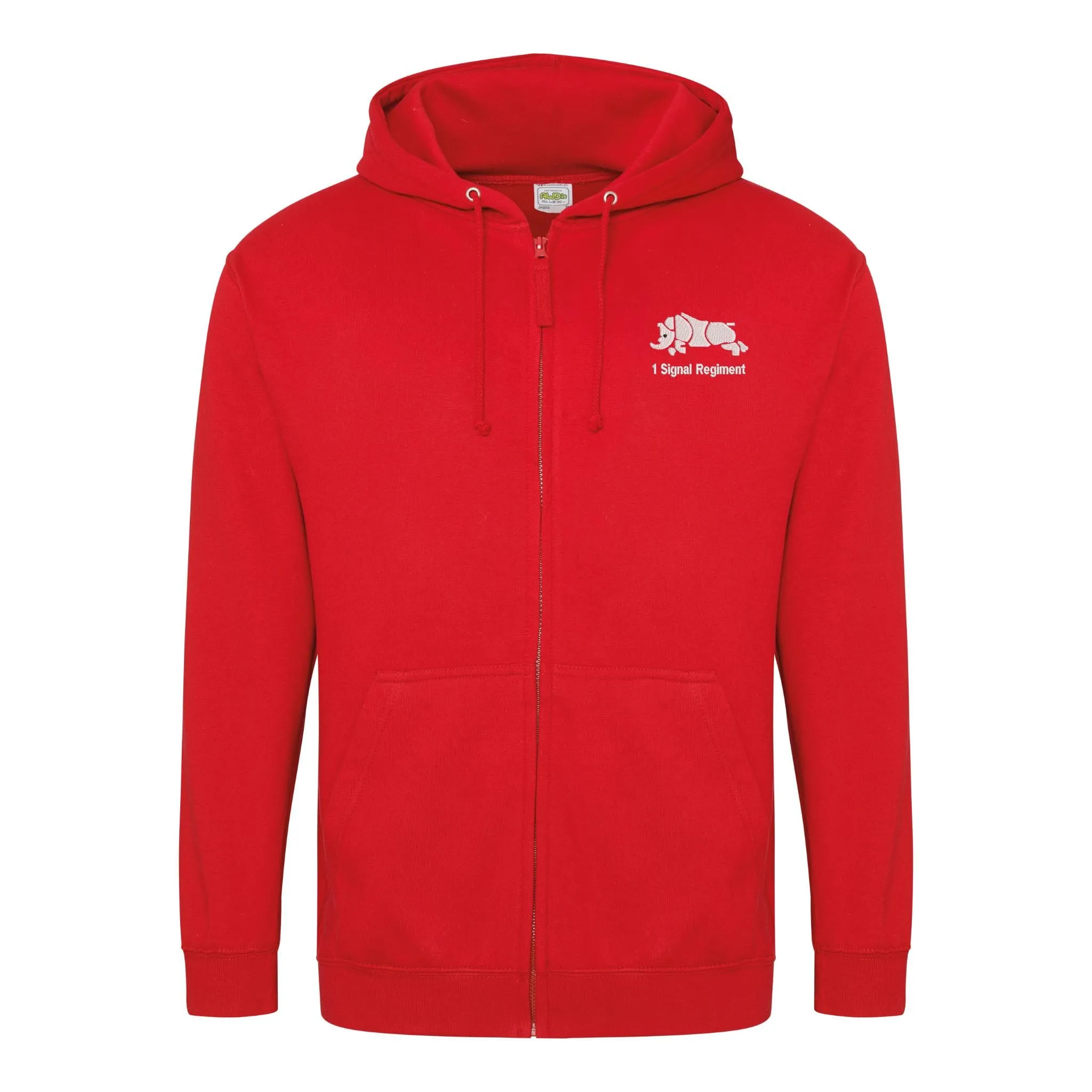 1 Signal Regiment Zipped Hoodie