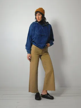 1980's Denim Hooded Anorak Jacket