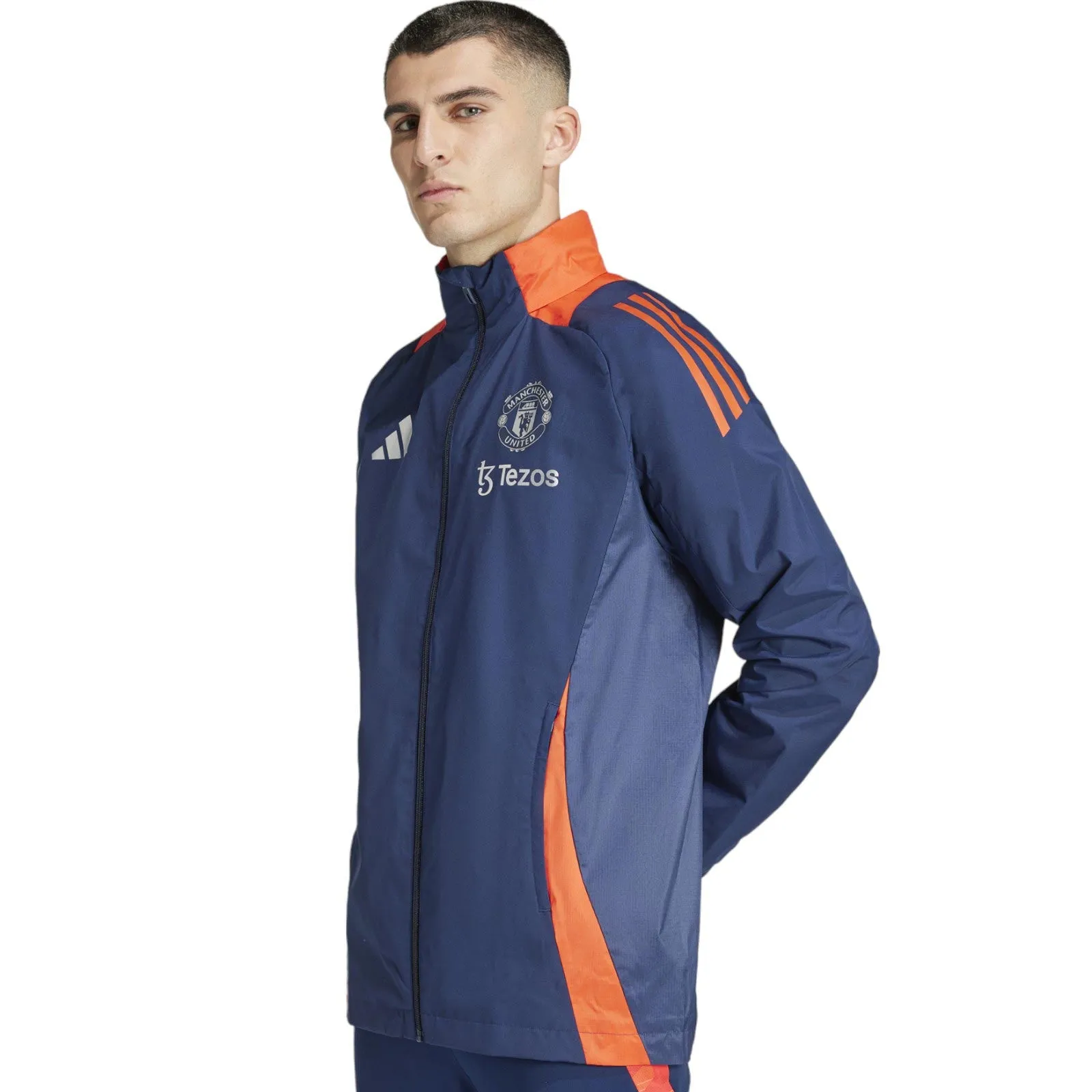 adidas Manchester United 2024/25 Full Zip Hooded Jacket