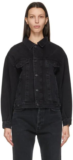 AGOLDE Black Denim Charli Jacket