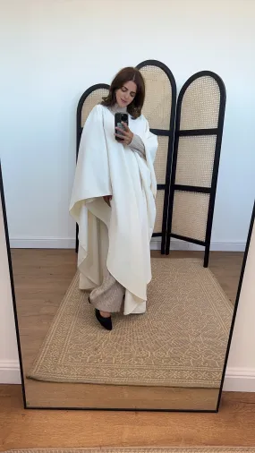 arzu kimono coatigan ivory