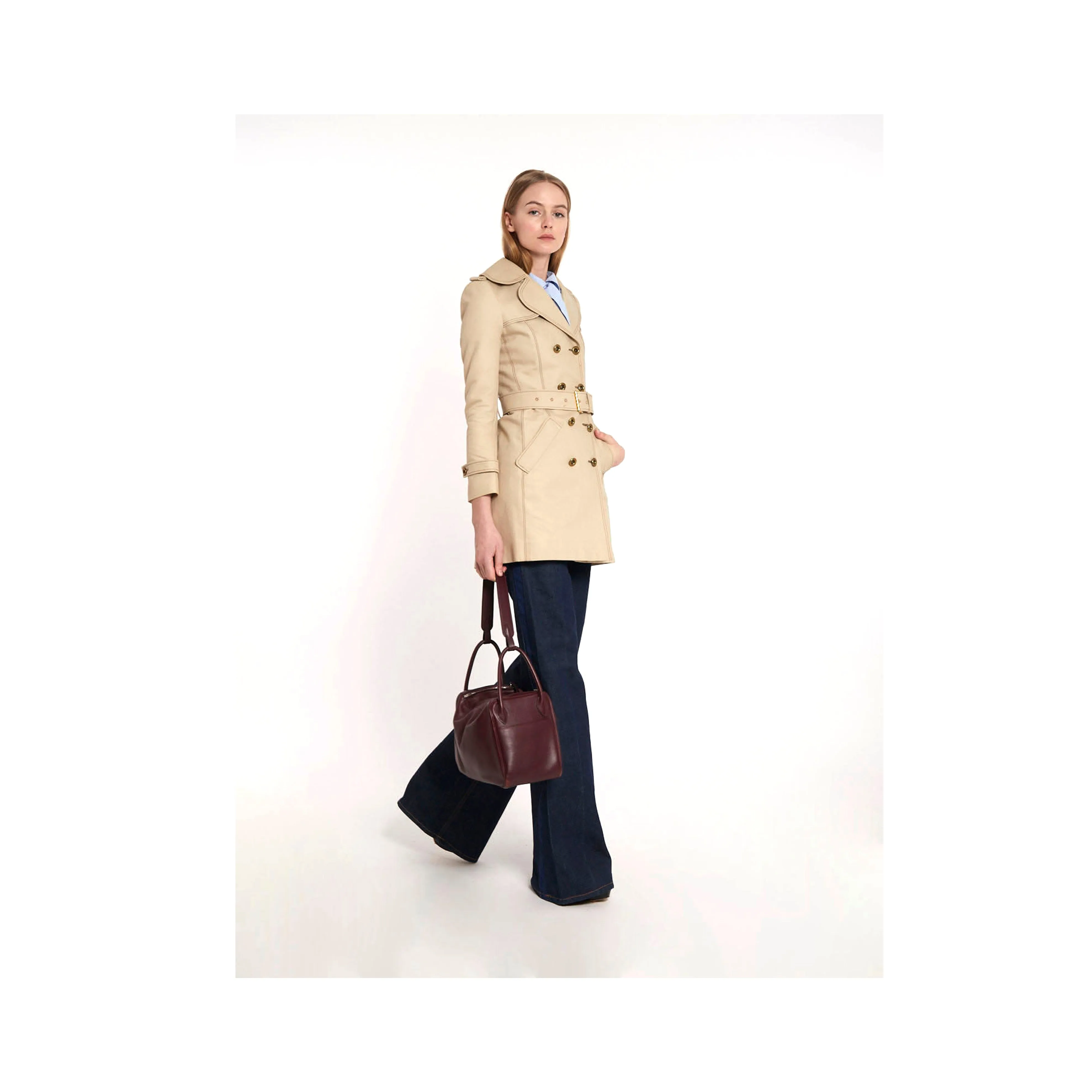 Balenciaga Short Trench Coat - '00s