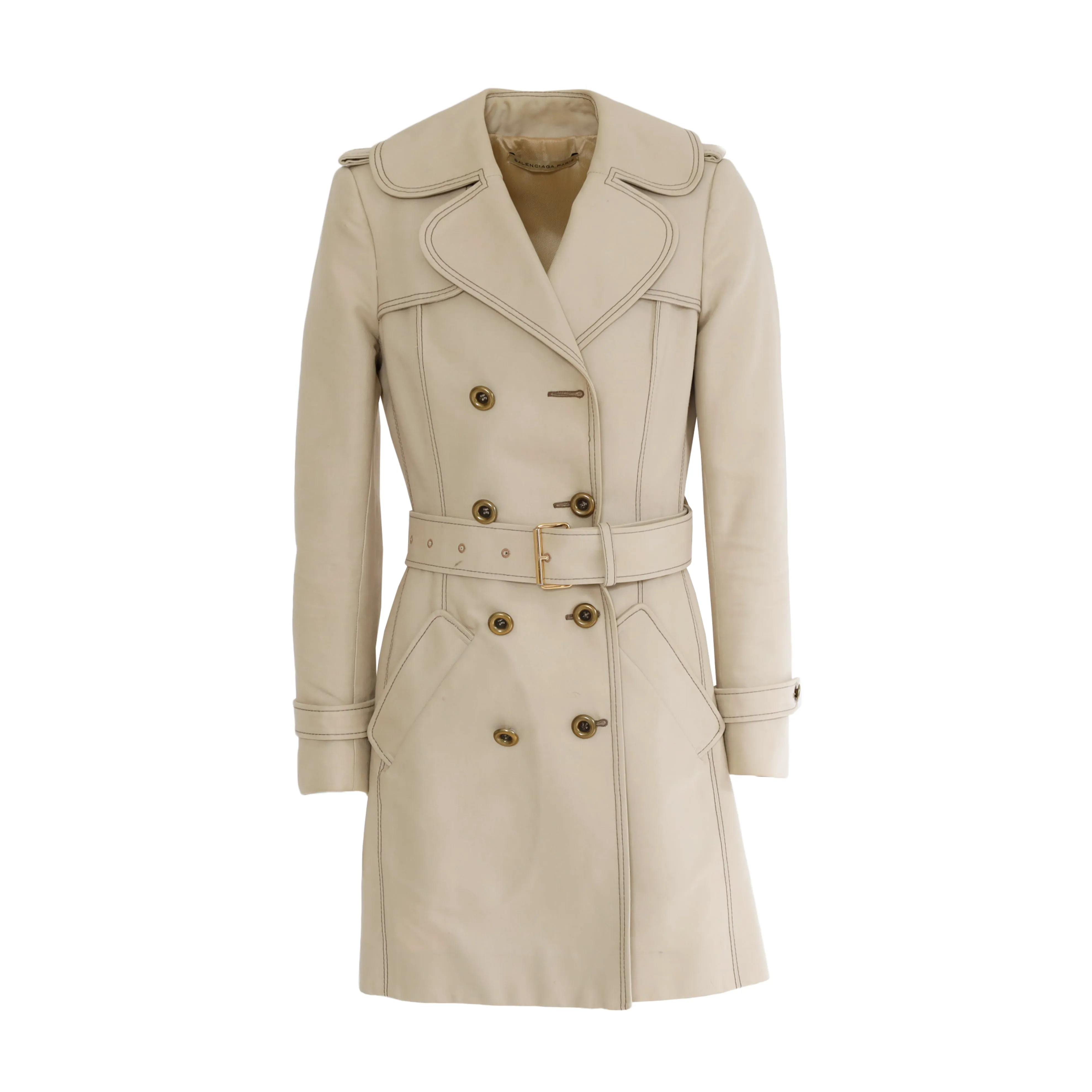 Balenciaga Short Trench Coat - '00s