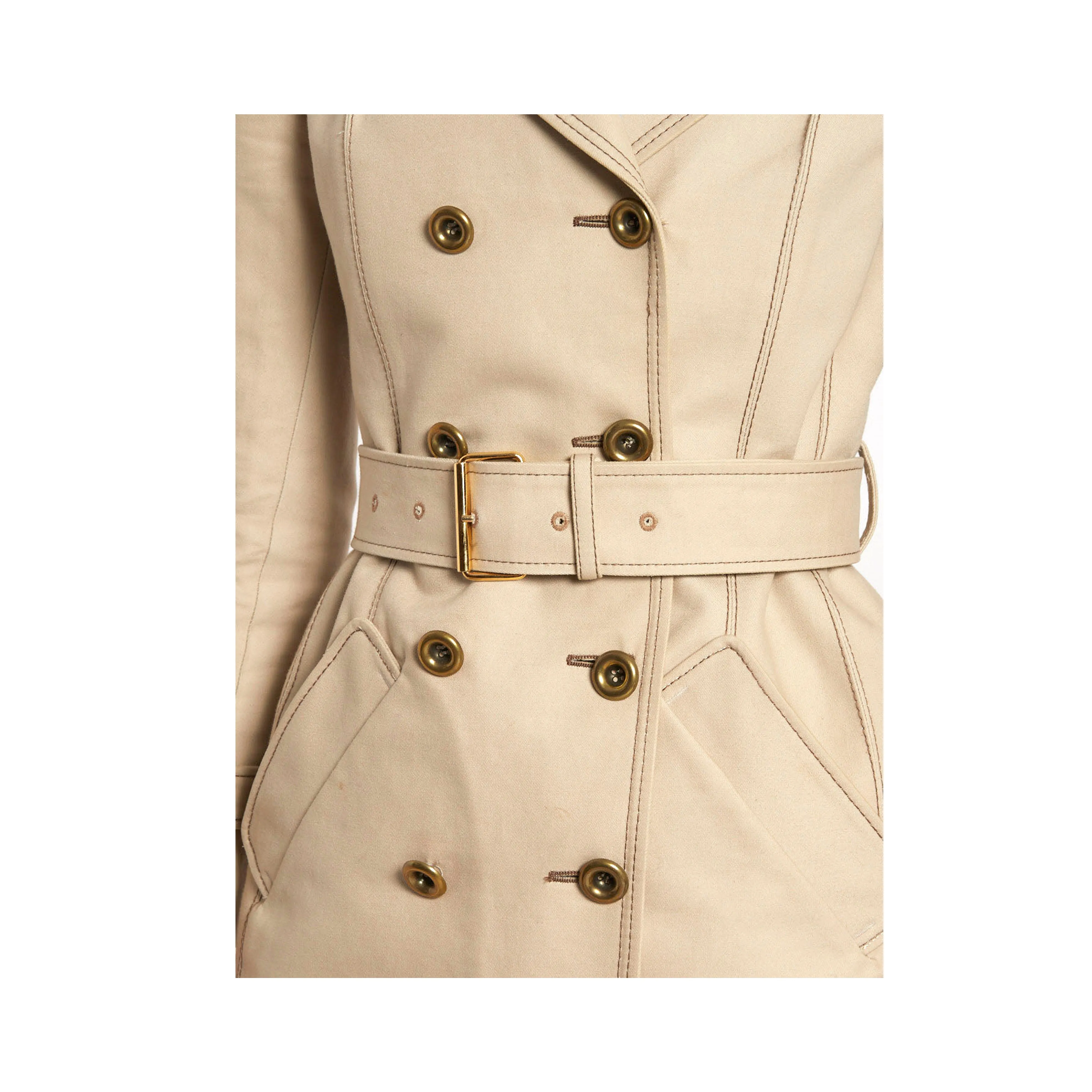 Balenciaga Short Trench Coat - '00s