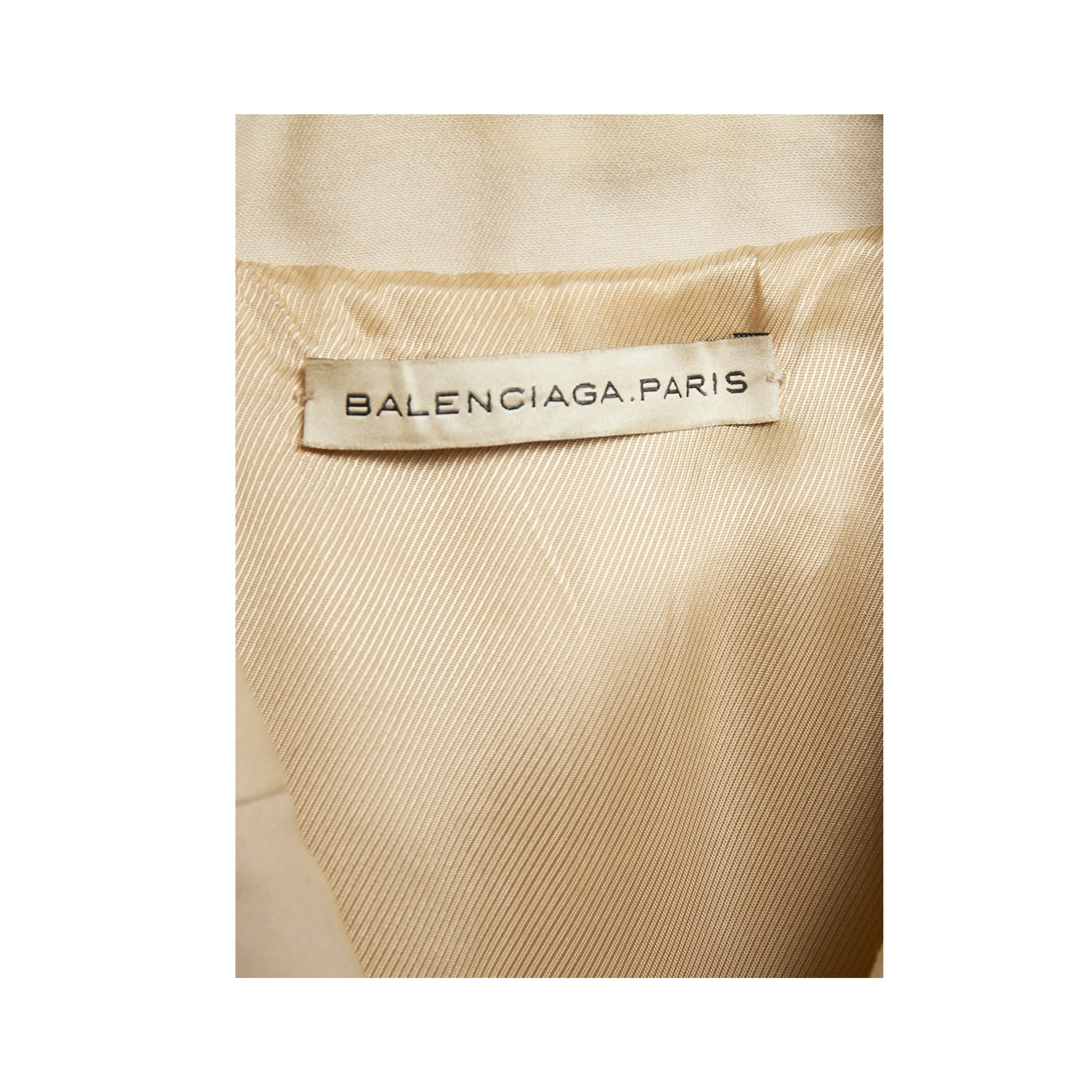 Balenciaga Short Trench Coat - '00s