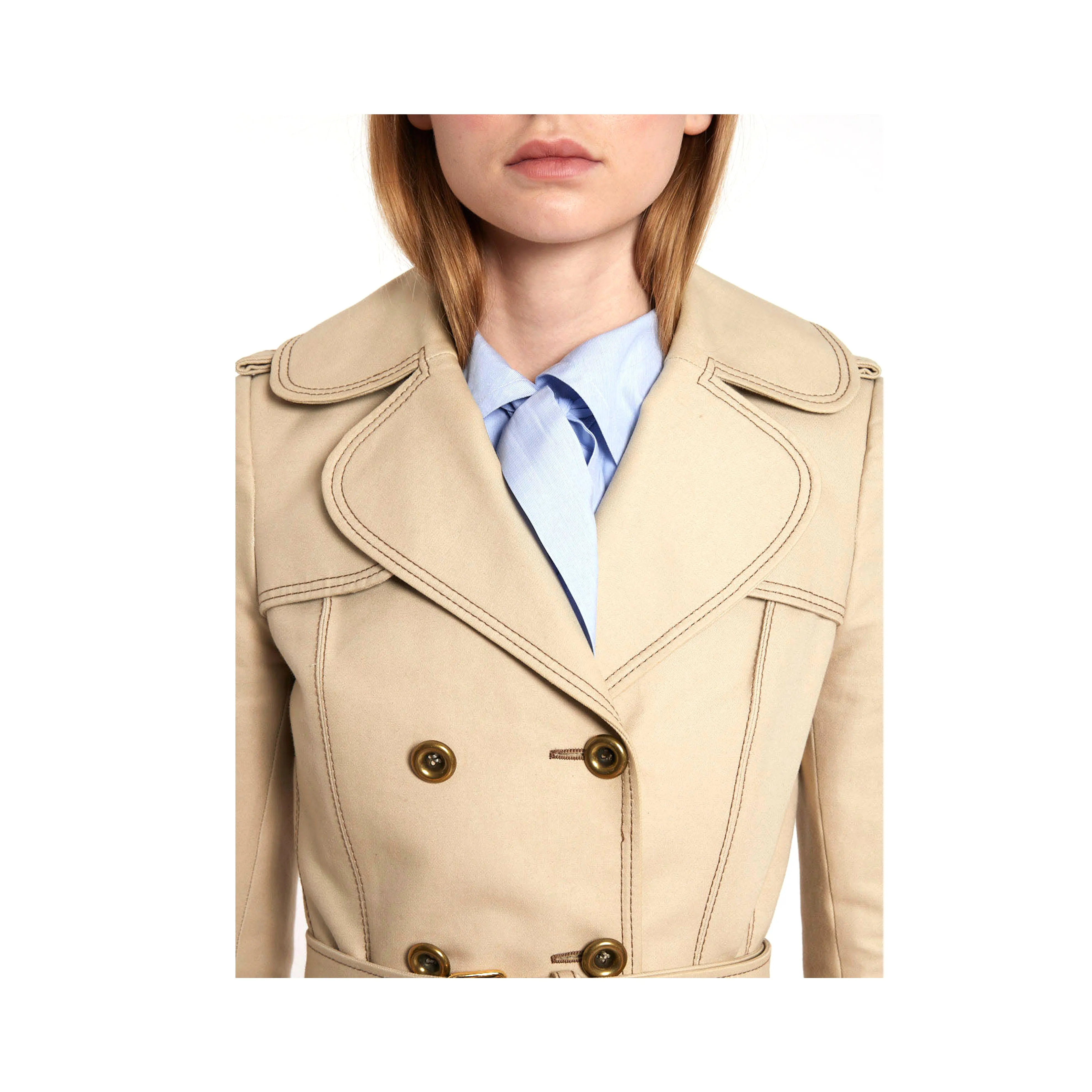 Balenciaga Short Trench Coat - '00s
