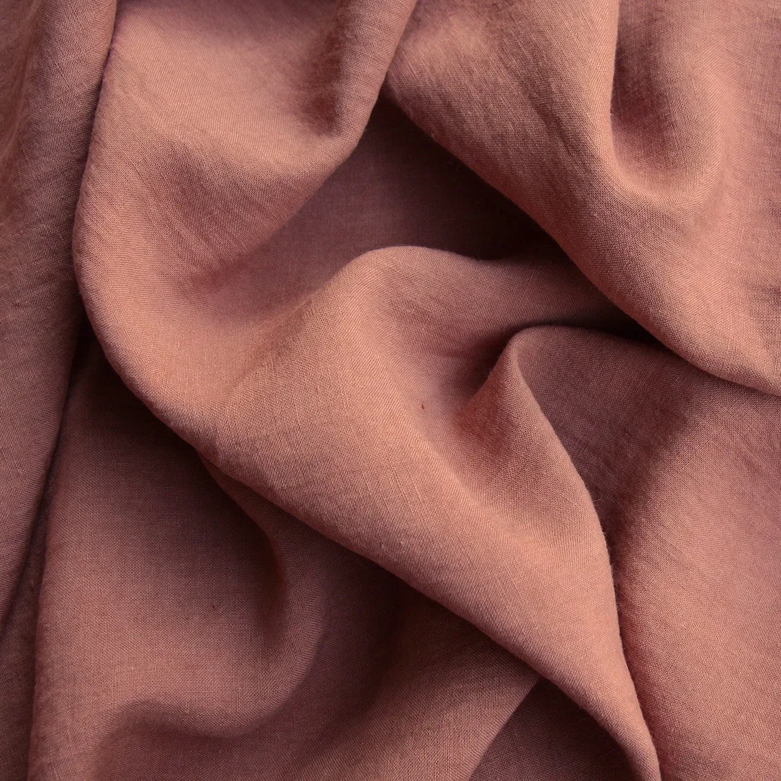 Bedford Rosewood Washed Linen