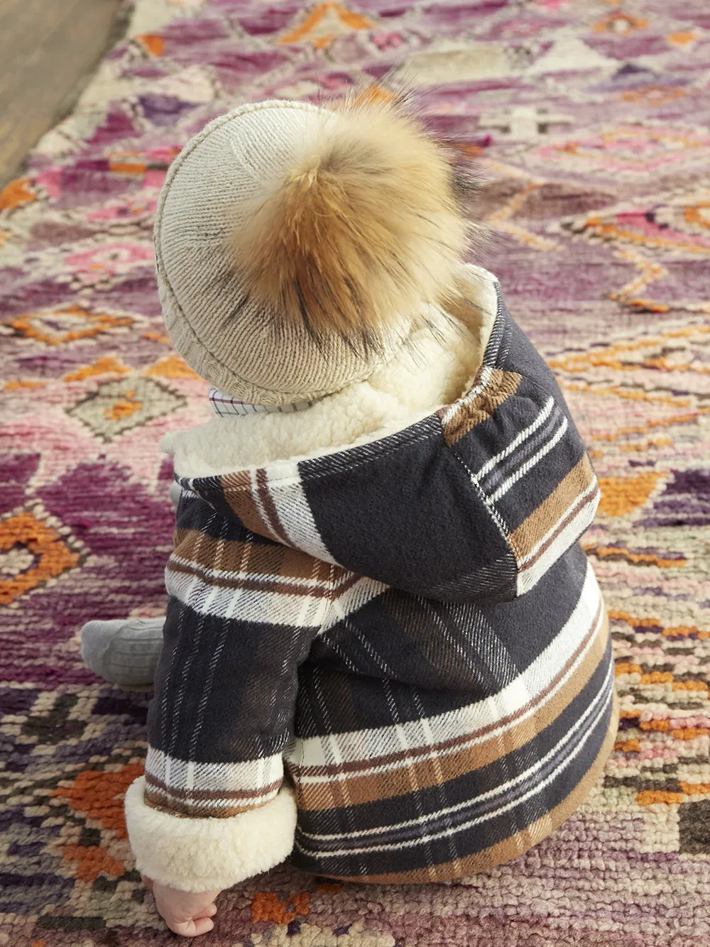 Black-Brown Checked Jacket