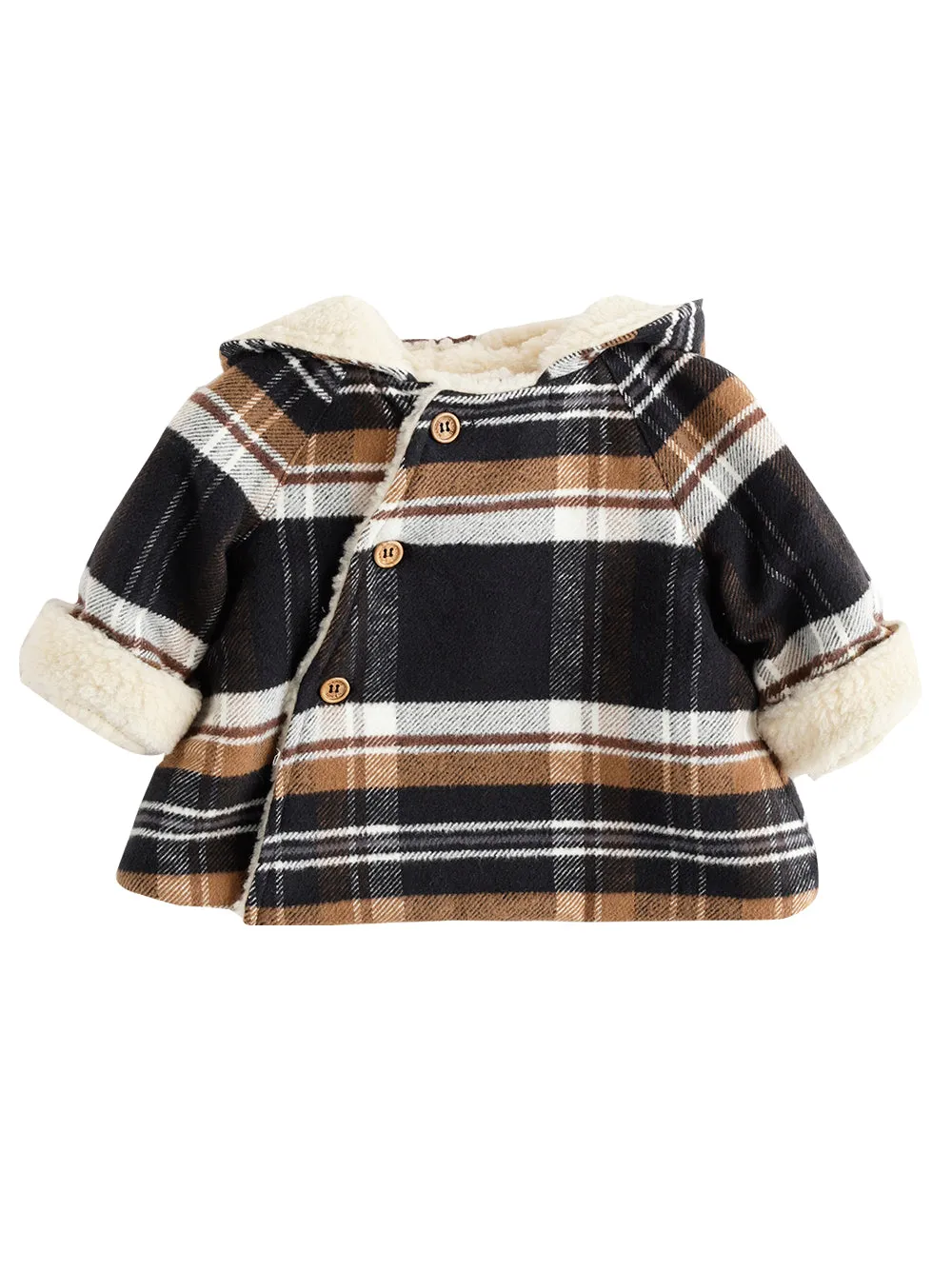 Black-Brown Checked Jacket