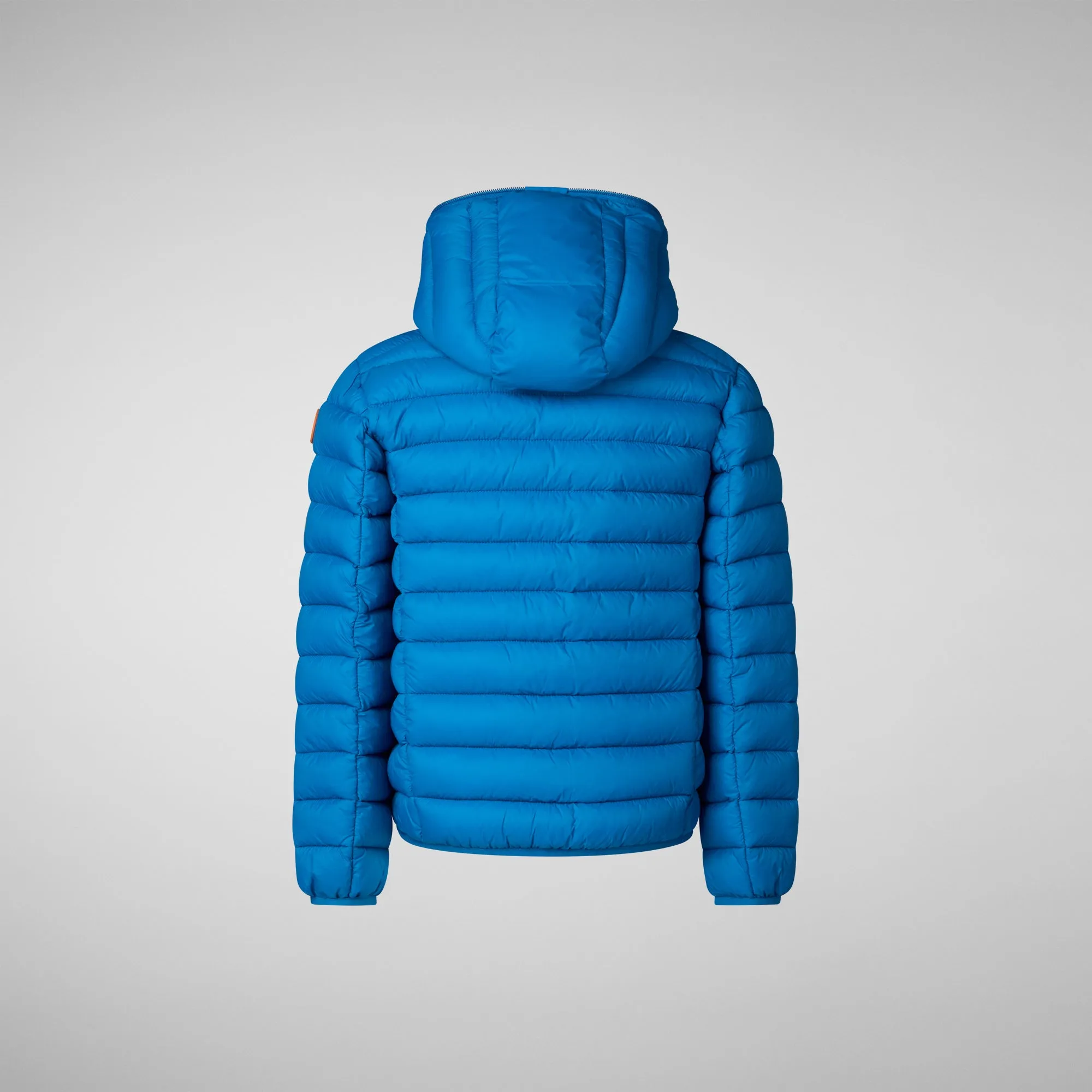 Boys' animal free puffer jacket Dony in blue berry