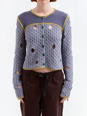 Brain Dead Reverse Seam Wholey Sweater - Washed Blue