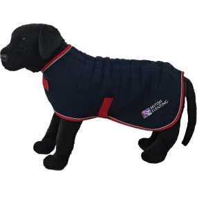 British Eventing Therma-Dry Navy Dog Coat