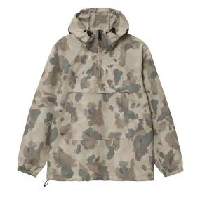 Carhartt WIP Windbreaker Pullover Jacket Herren Camo Tide Thyme Black