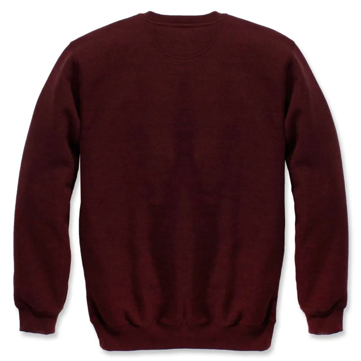 Carhartt&#x20;103853&#x20;Block&#x20;Logo&#x20;Crewneck&#x20;Sweater&#x20;-&#x20;Port&#x20;Heather