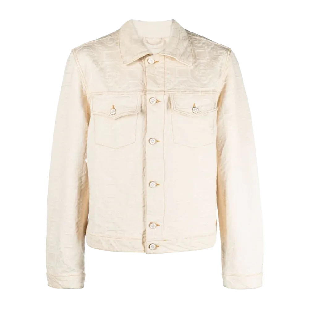Casablanca Monogram Jacquard Denim Jacket