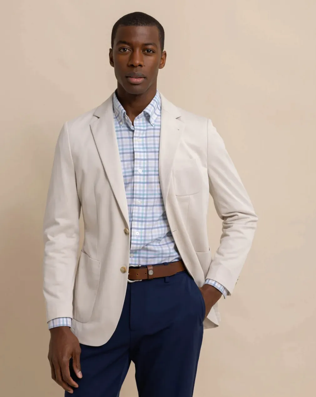 Charleston Blazer Pale Khaki