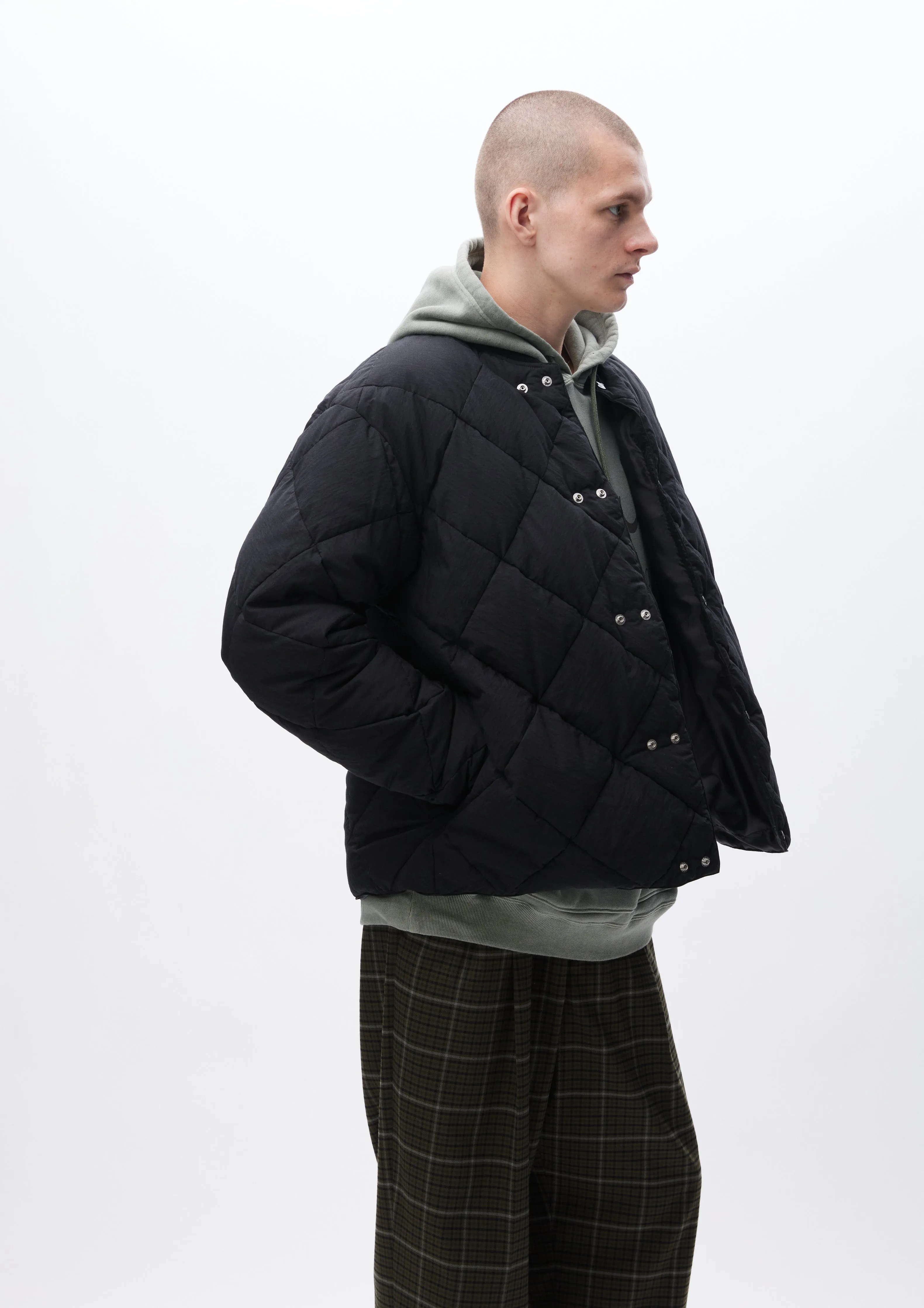 CHECKER DOWN JACKET