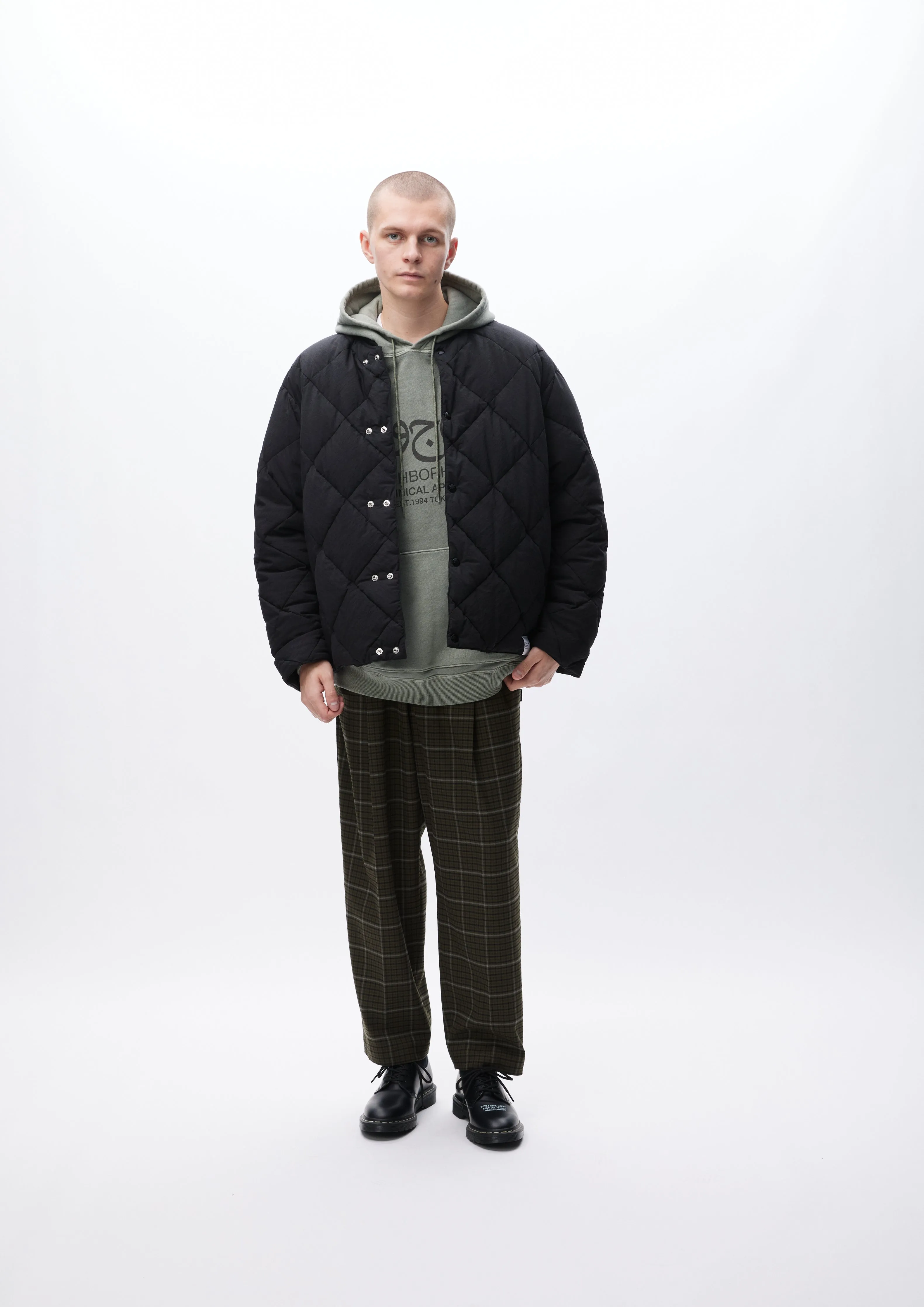 CHECKER DOWN JACKET