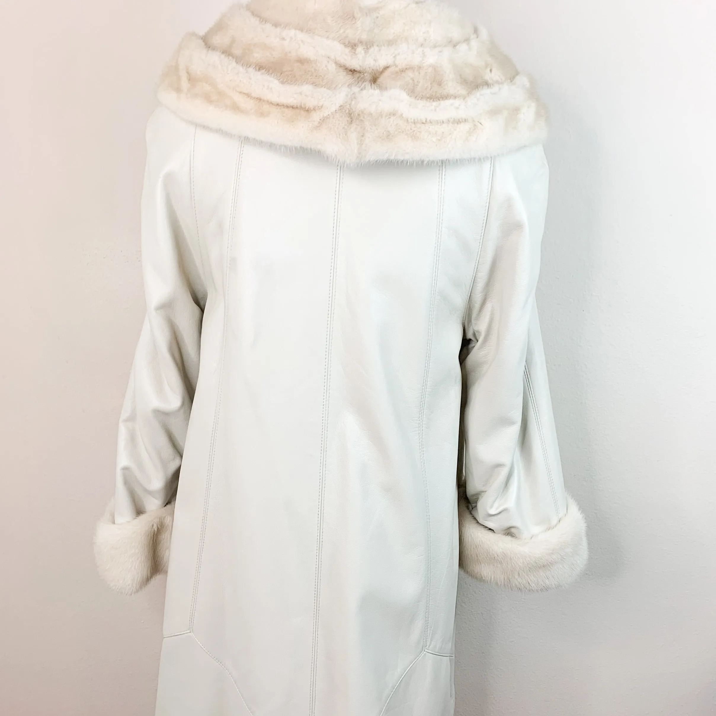 CHOSEN Couture Collection Fur Leather Coat Jacket