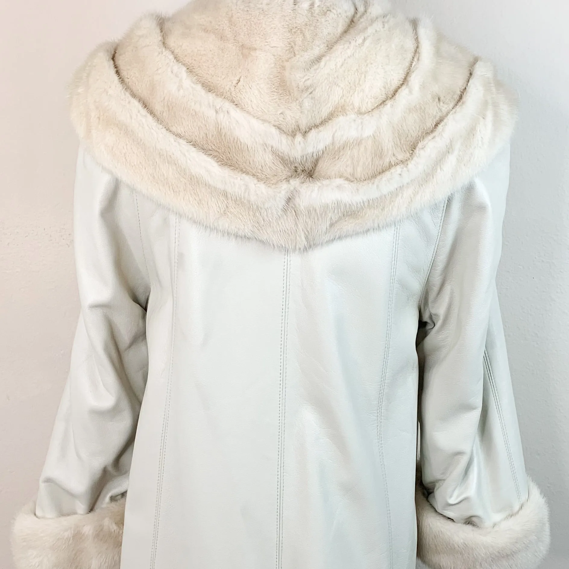 CHOSEN Couture Collection Fur Leather Coat Jacket