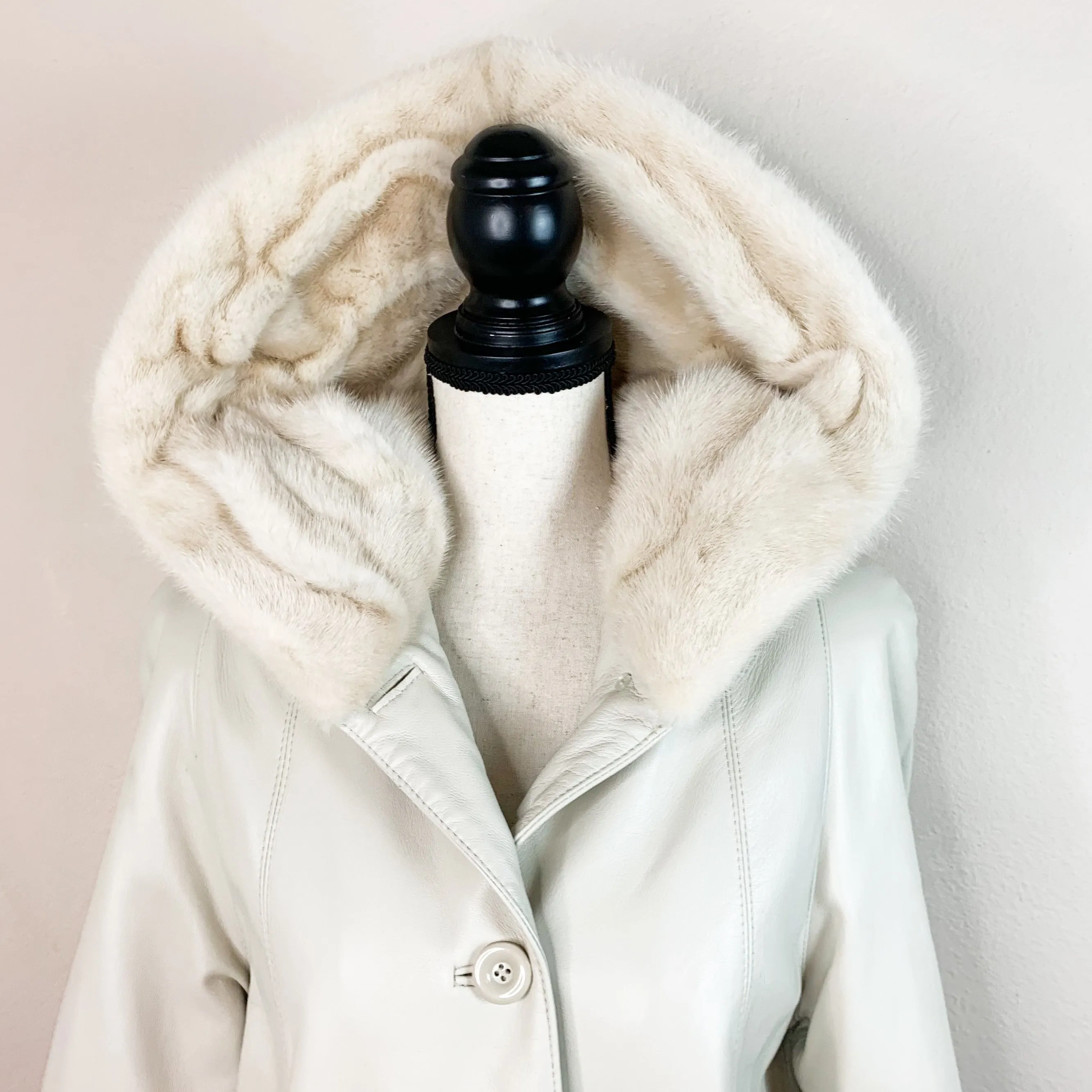 CHOSEN Couture Collection Fur Leather Coat Jacket