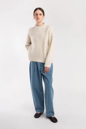 Cream Matta Pullover