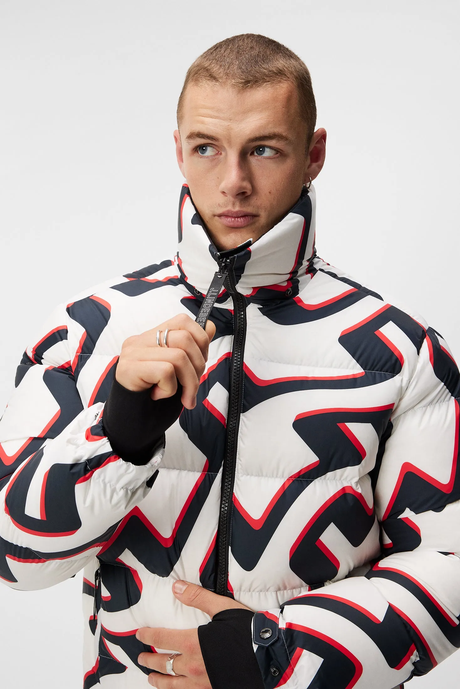 Creek Print Down Jacket