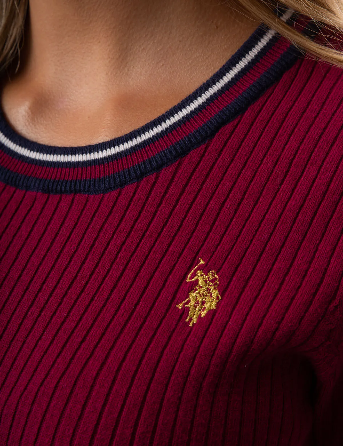CREW NECK SWEATER DRESS