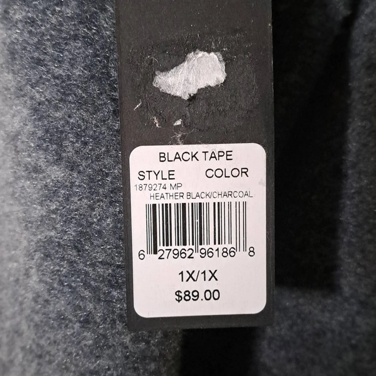 DEX by Black Tape Cozy Shacket Shirt Jacket Grey