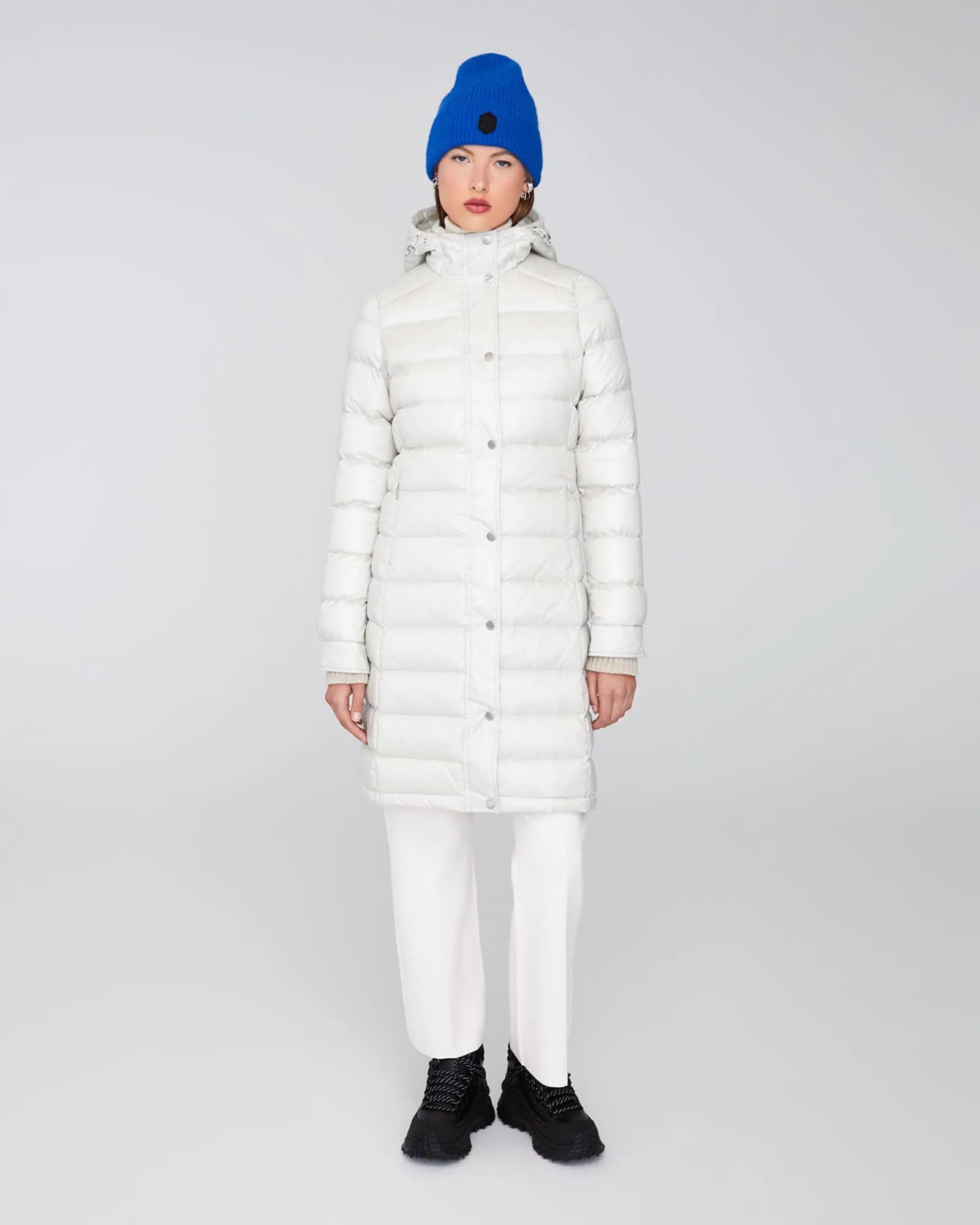 DOROTHY LONG HOODED | Lightweight Down Jacket