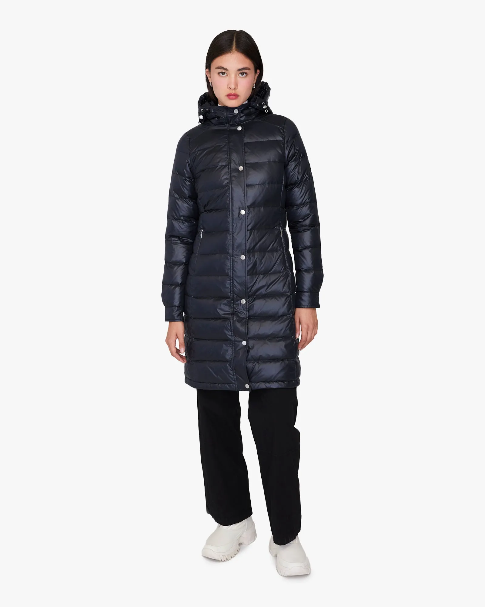 DOROTHY LONG HOODED | Lightweight Down Jacket