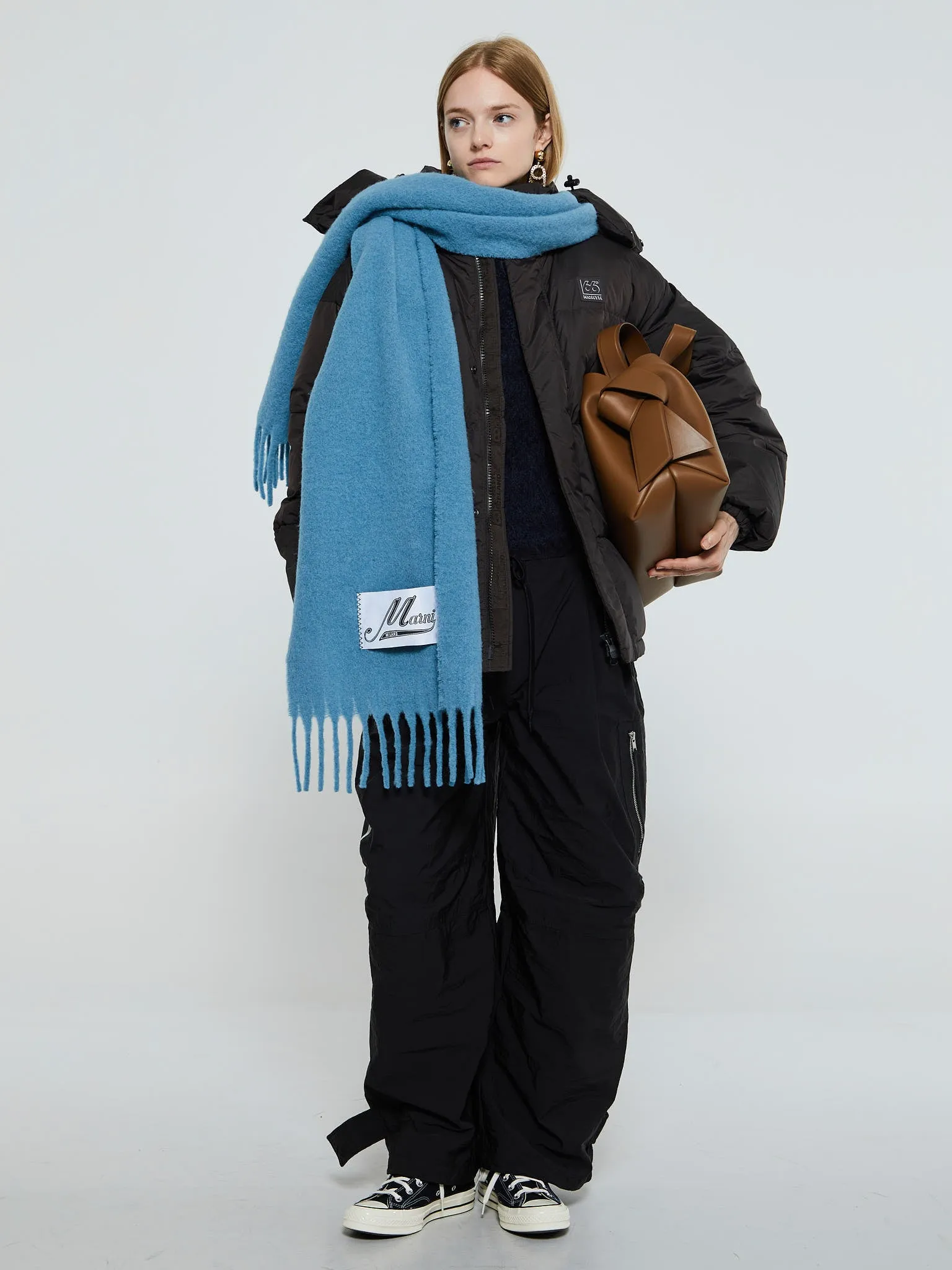 Dyngja Down Jacket in Licorice