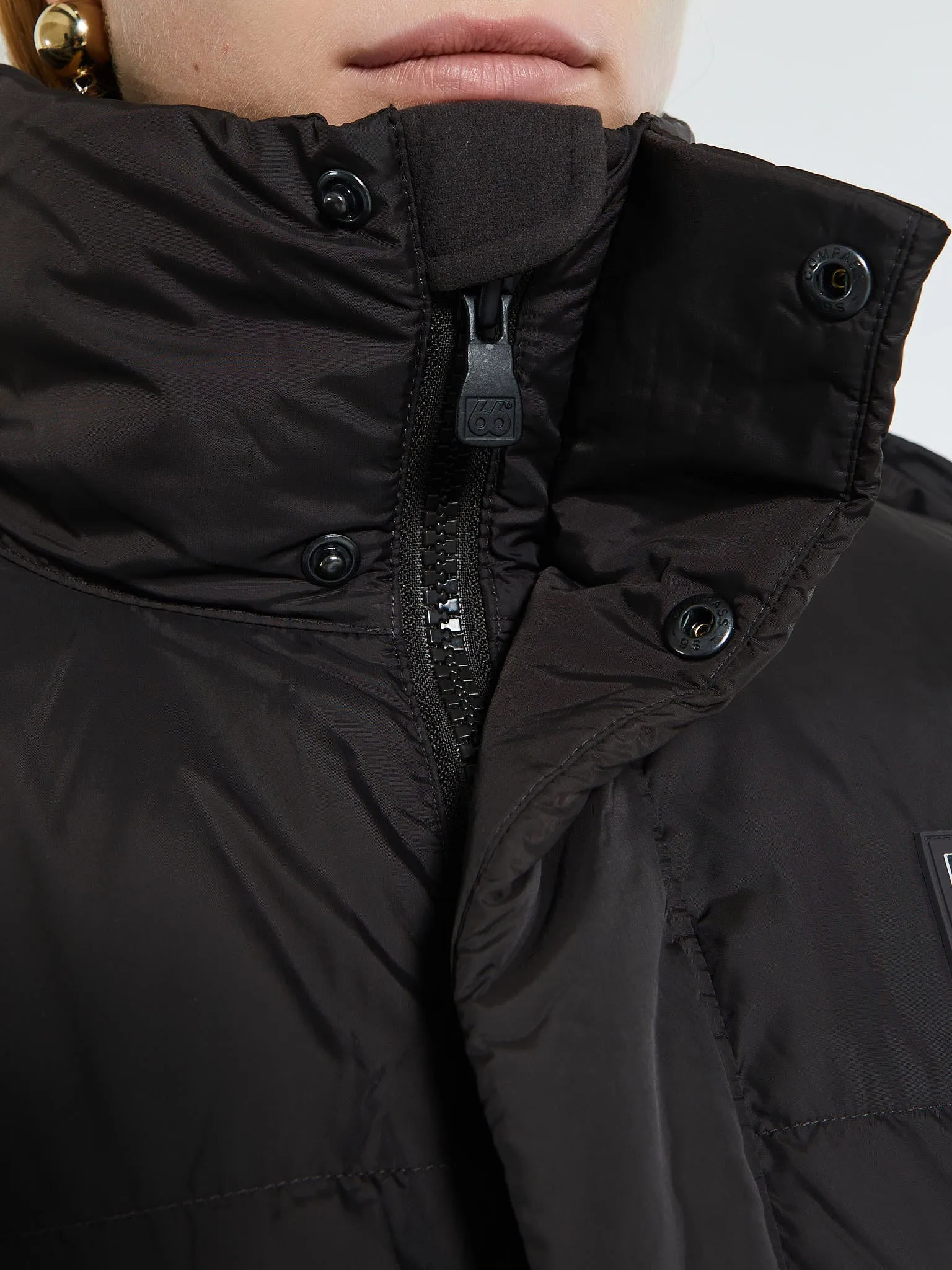 Dyngja Down Jacket in Licorice