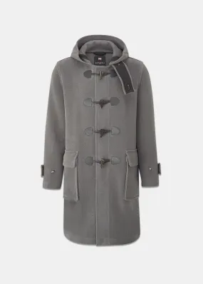 Edmund Herringbone Duffle Grey