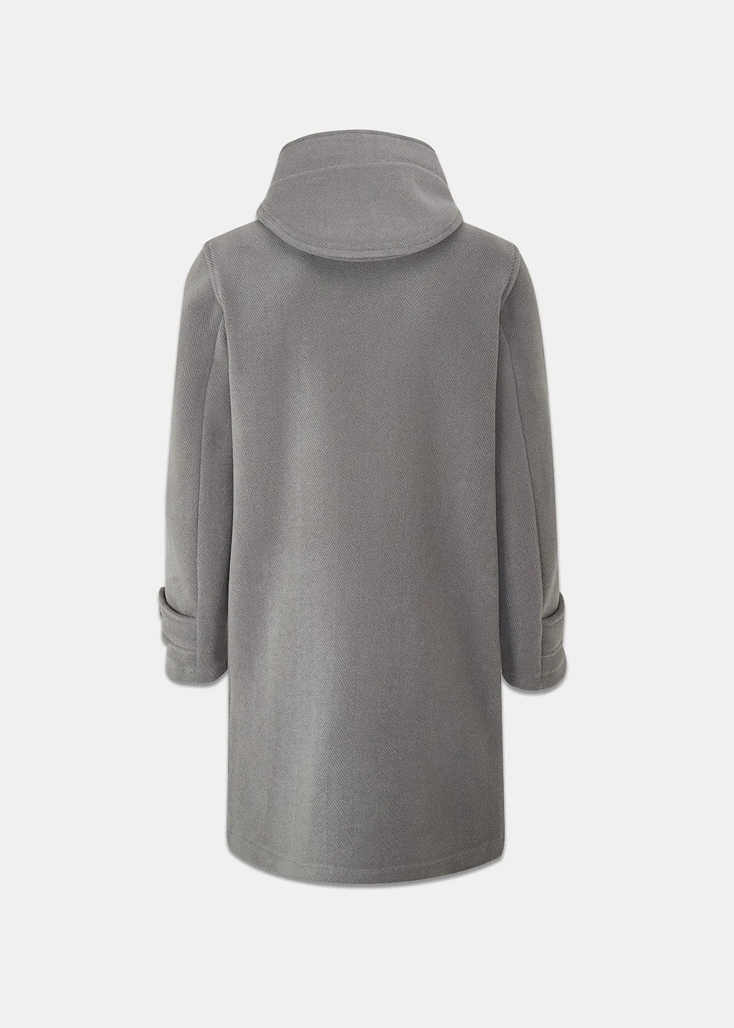 Edmund Herringbone Duffle Grey