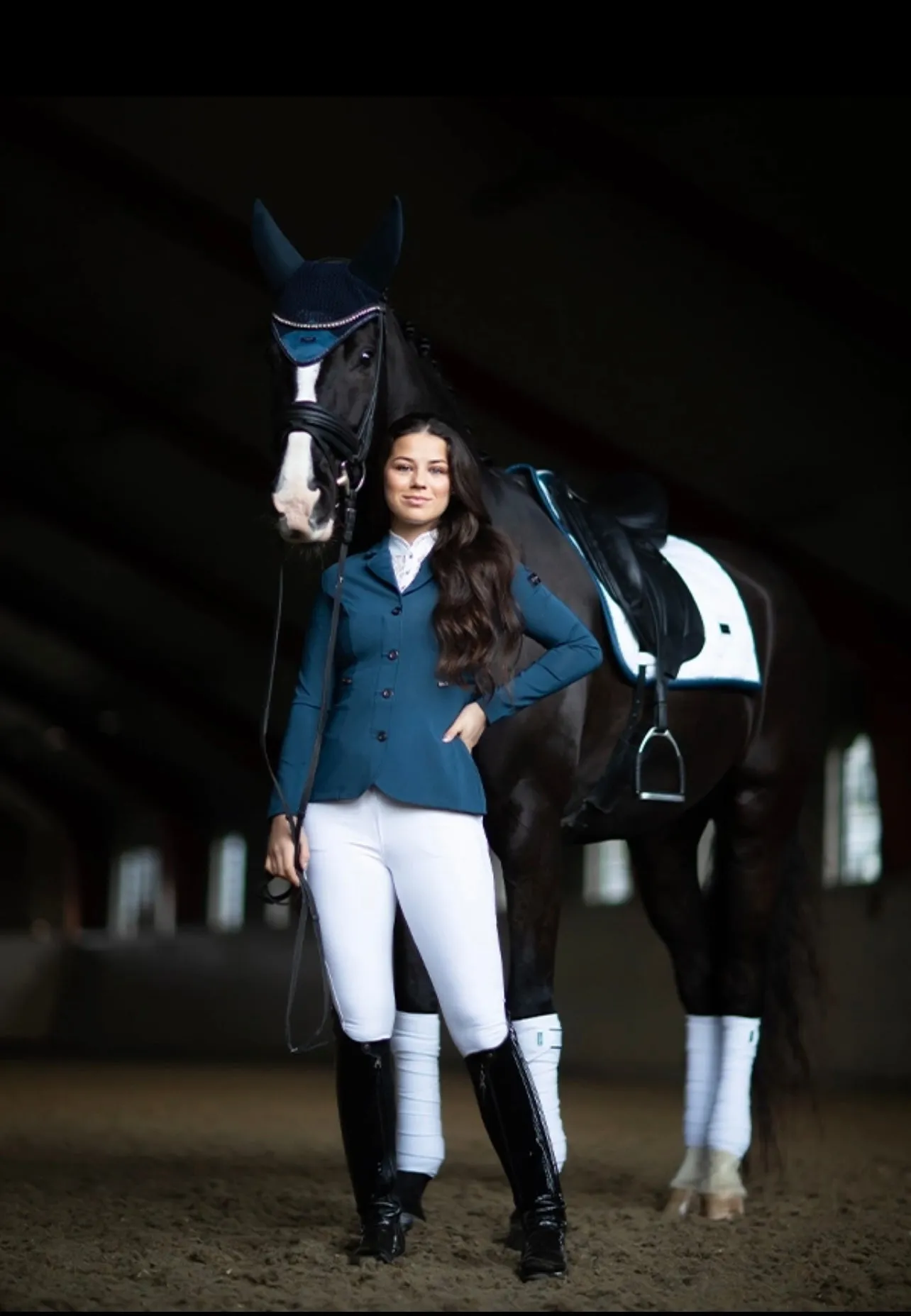 EQUESTRIAN STOCKHOLM SELECT COMPETITION JACKET BLUE MEADOW