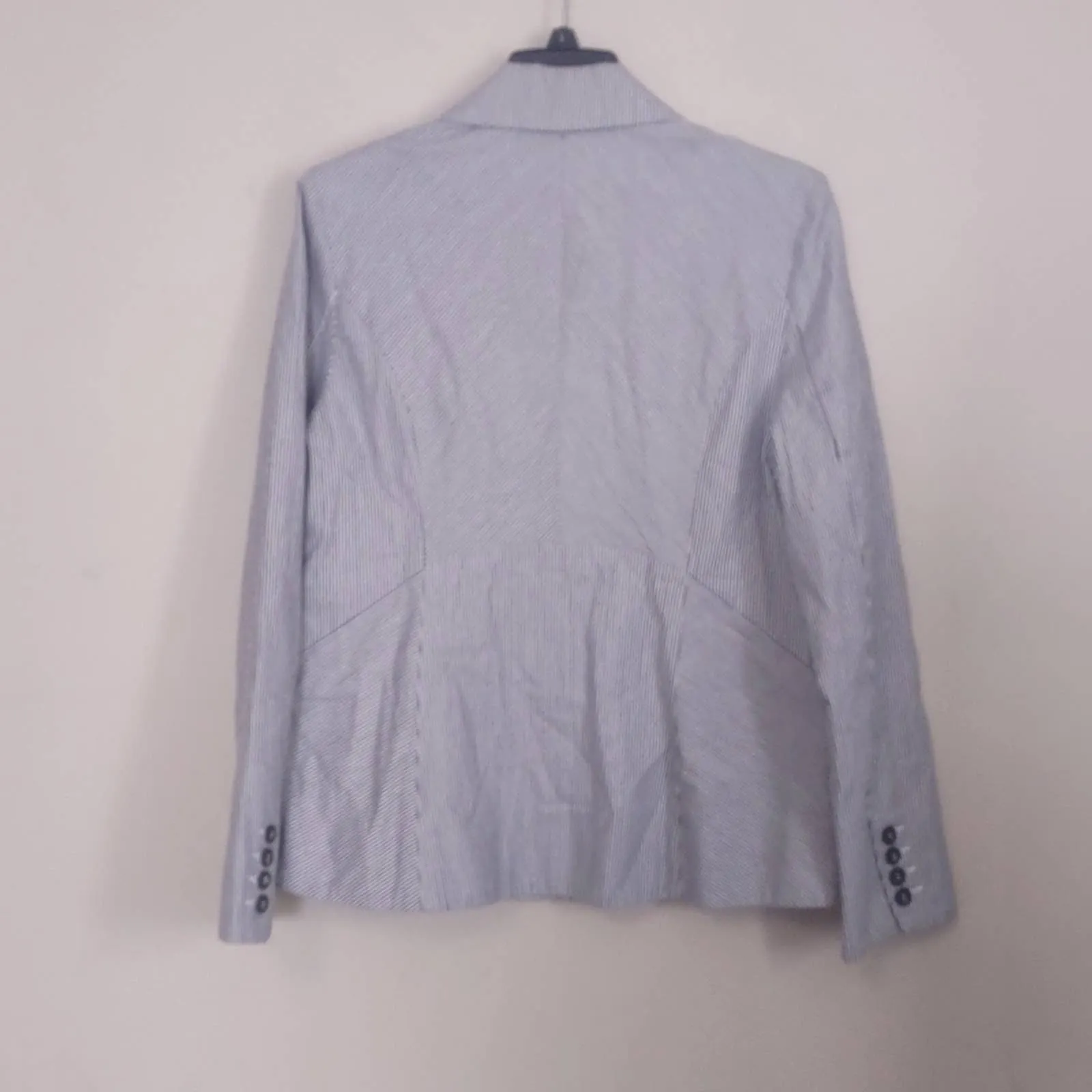 Fate One Button Pinestripe Jacket Blazer Large