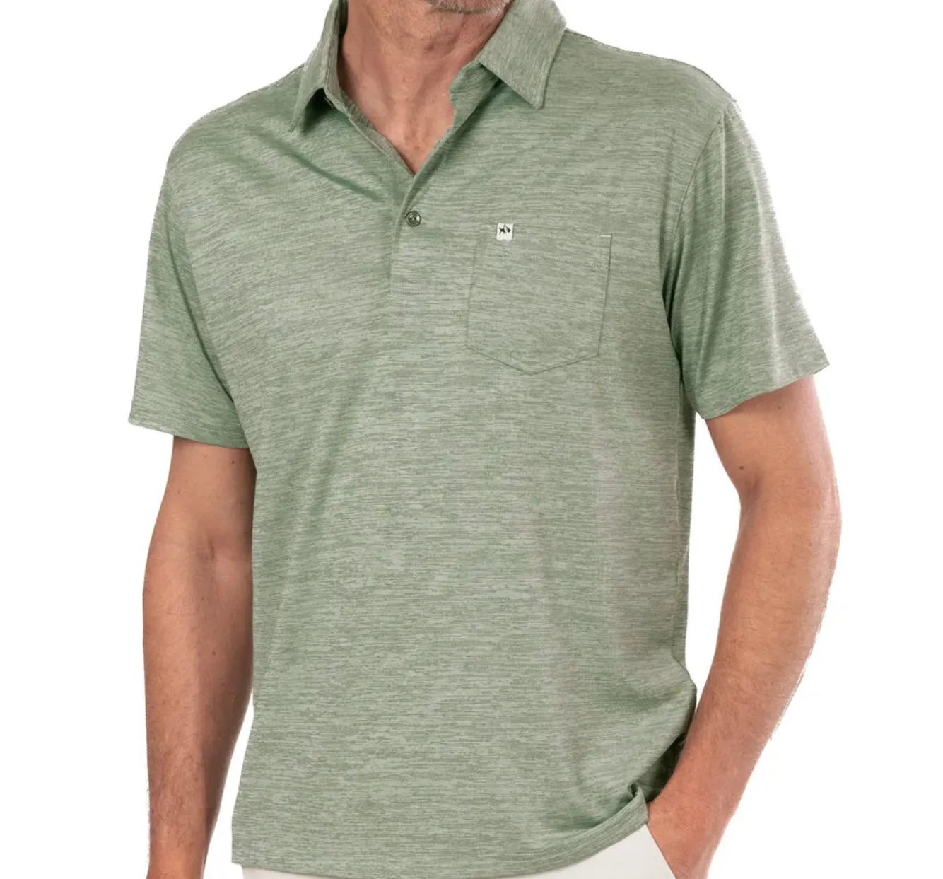 Fish Hippie Boden Polo Sage