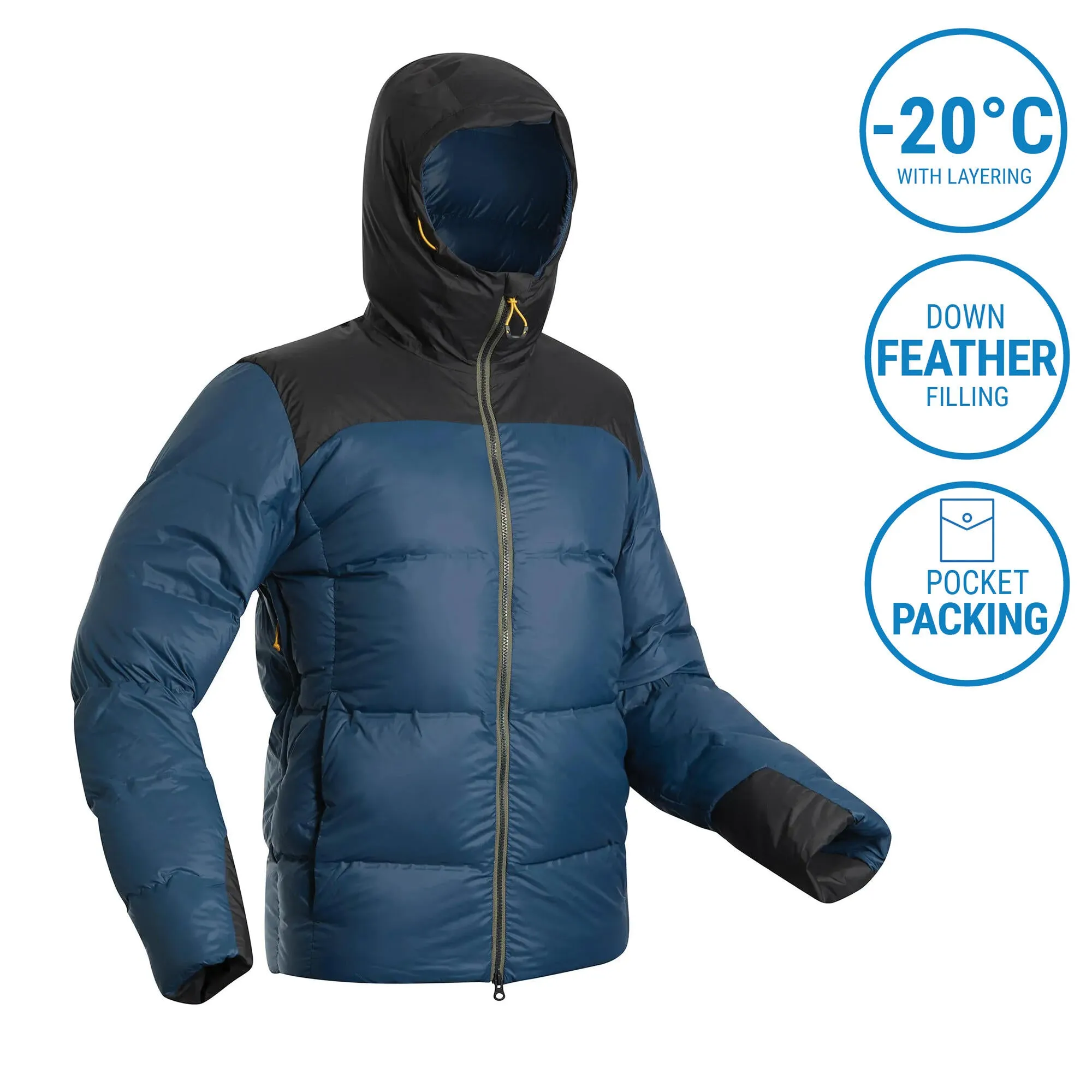 Forclaz Men's MT900 Hooded Down Puffer Jacket