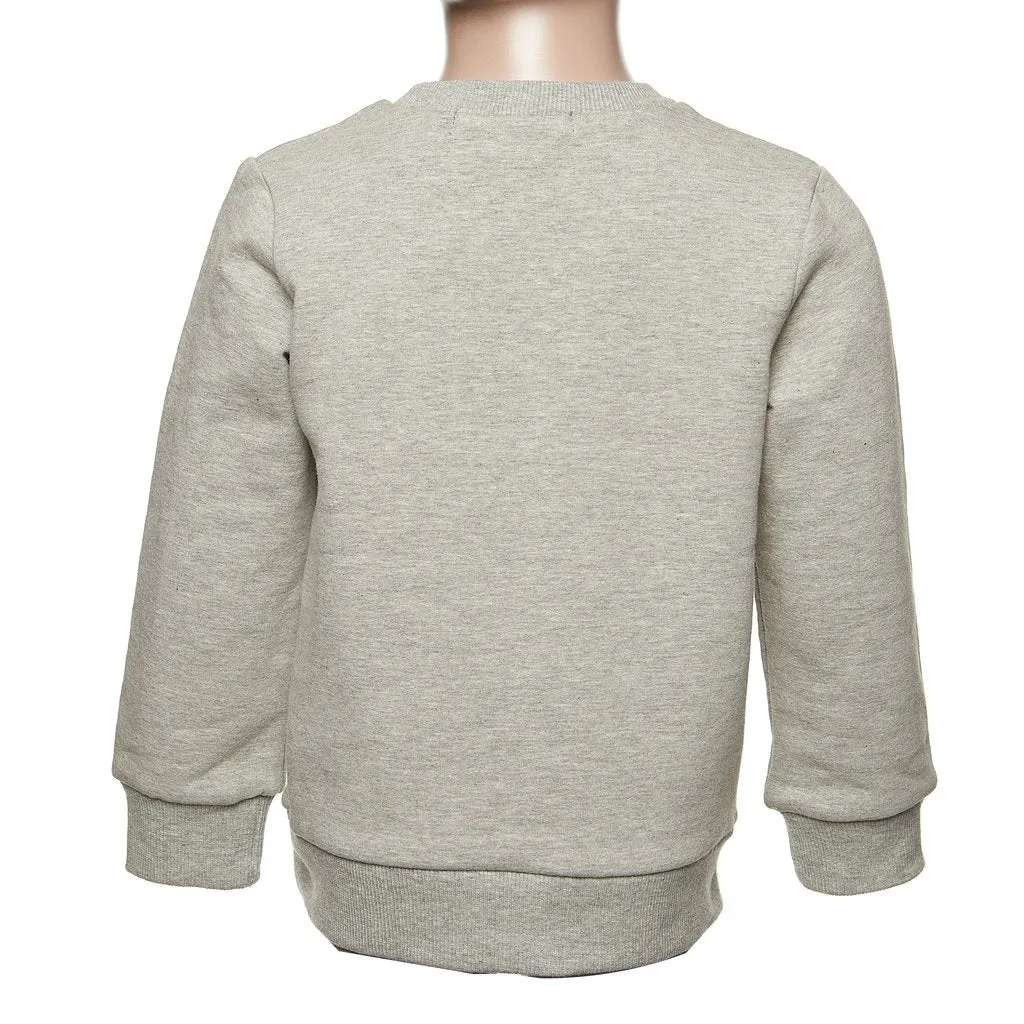 GREY BOBCAT SWEATER DOE