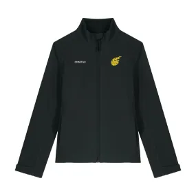Henley Fire Men's Team Sports Softshell Jacket - Black