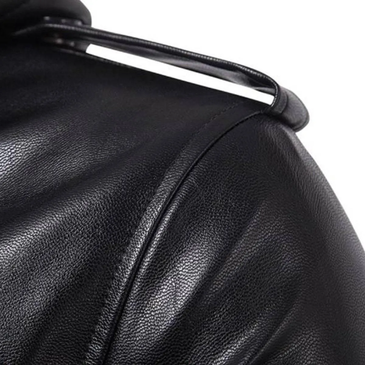 Hooded Leather Jacket