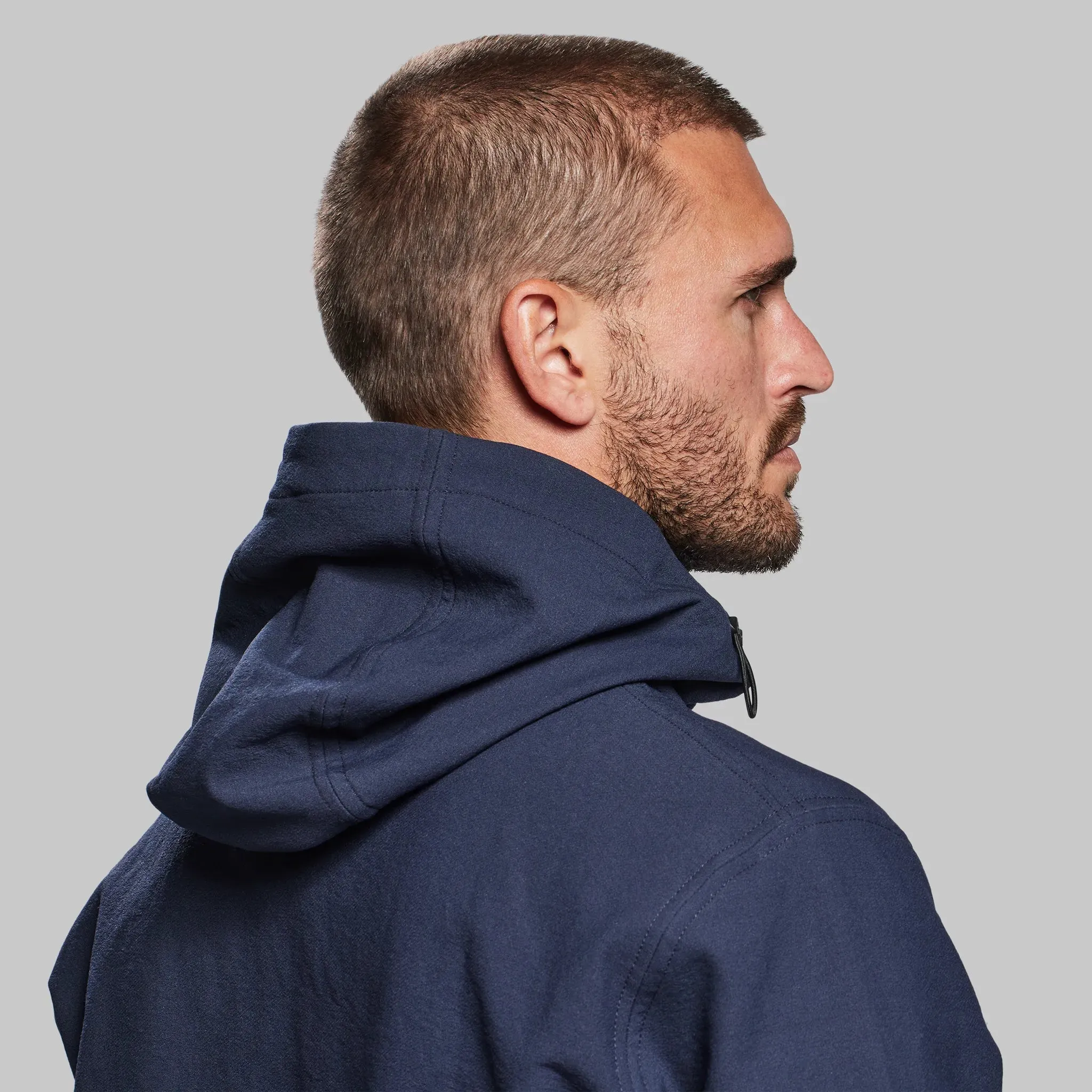 Indestructible Hooded Jacket. Navy edition
