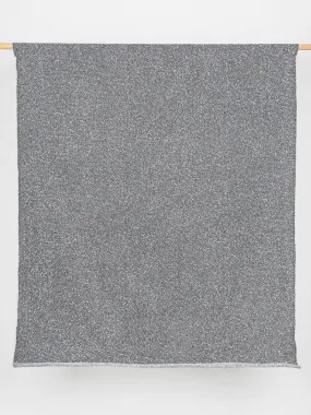 Italian Wool Blend Bouclé Knit Deadstock - Grey - Swatch