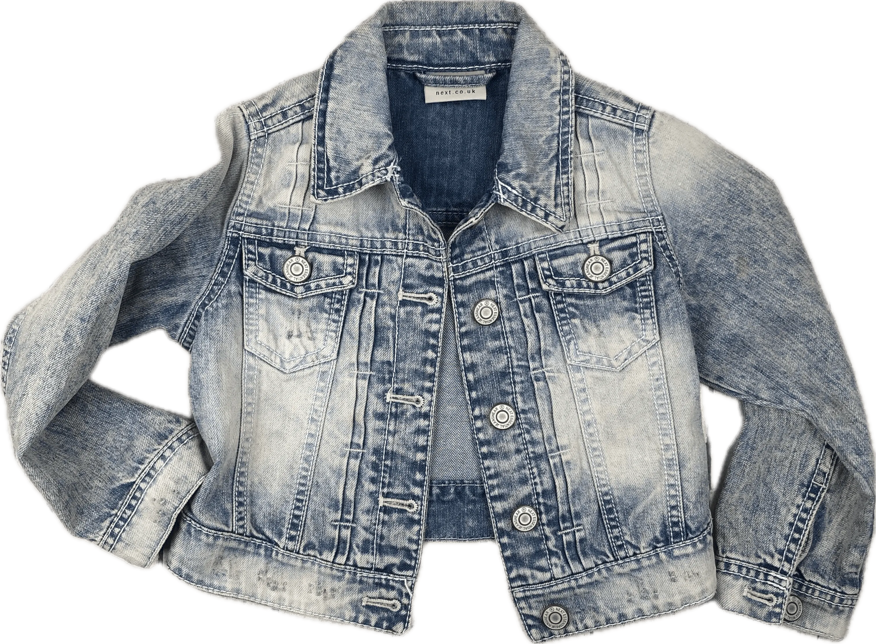 Kids Snow Wash Denim Jacket by NEXT - Size 5