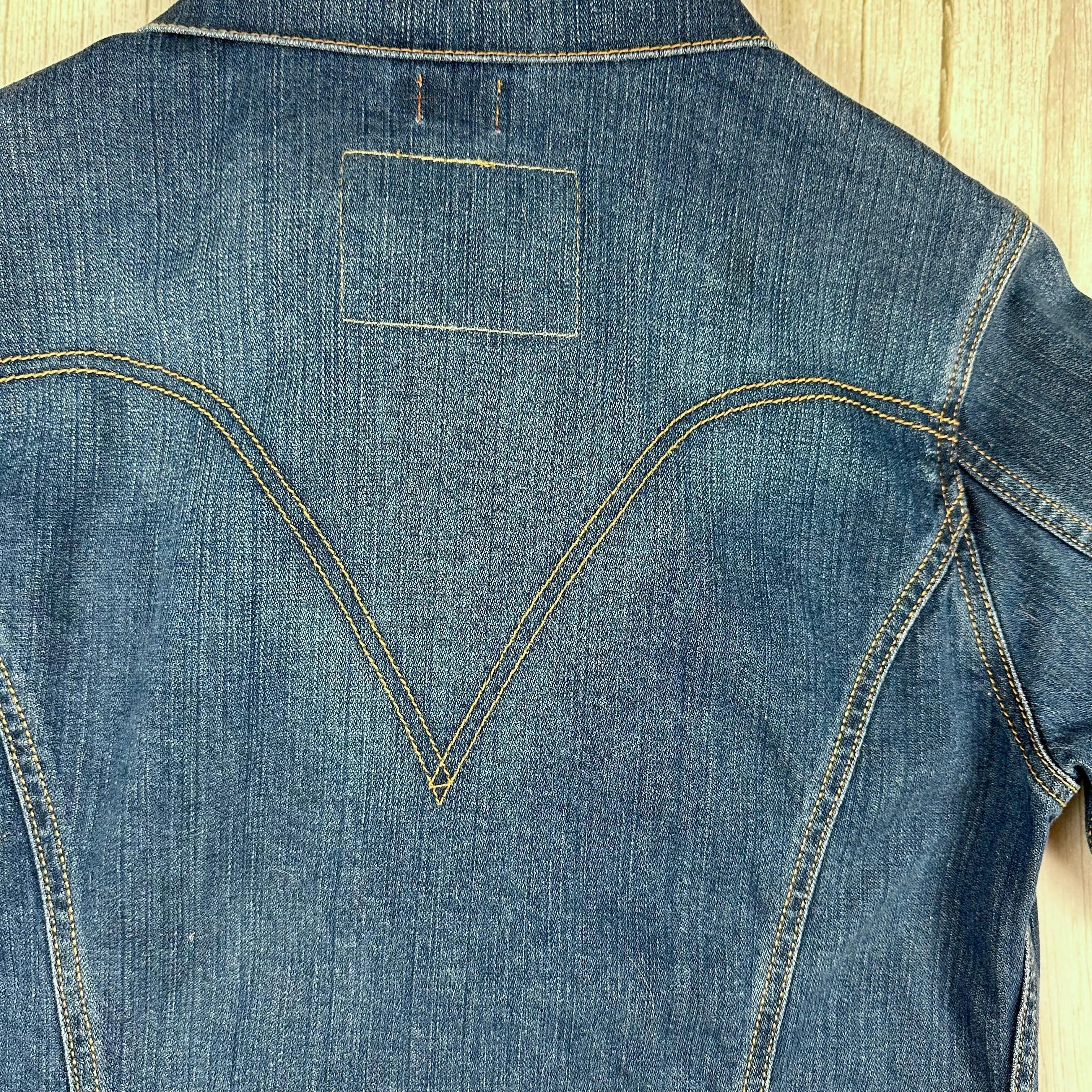 Levis 90's Vintage Classic Red Tab Ladies Denim Jacket - Suit Size M