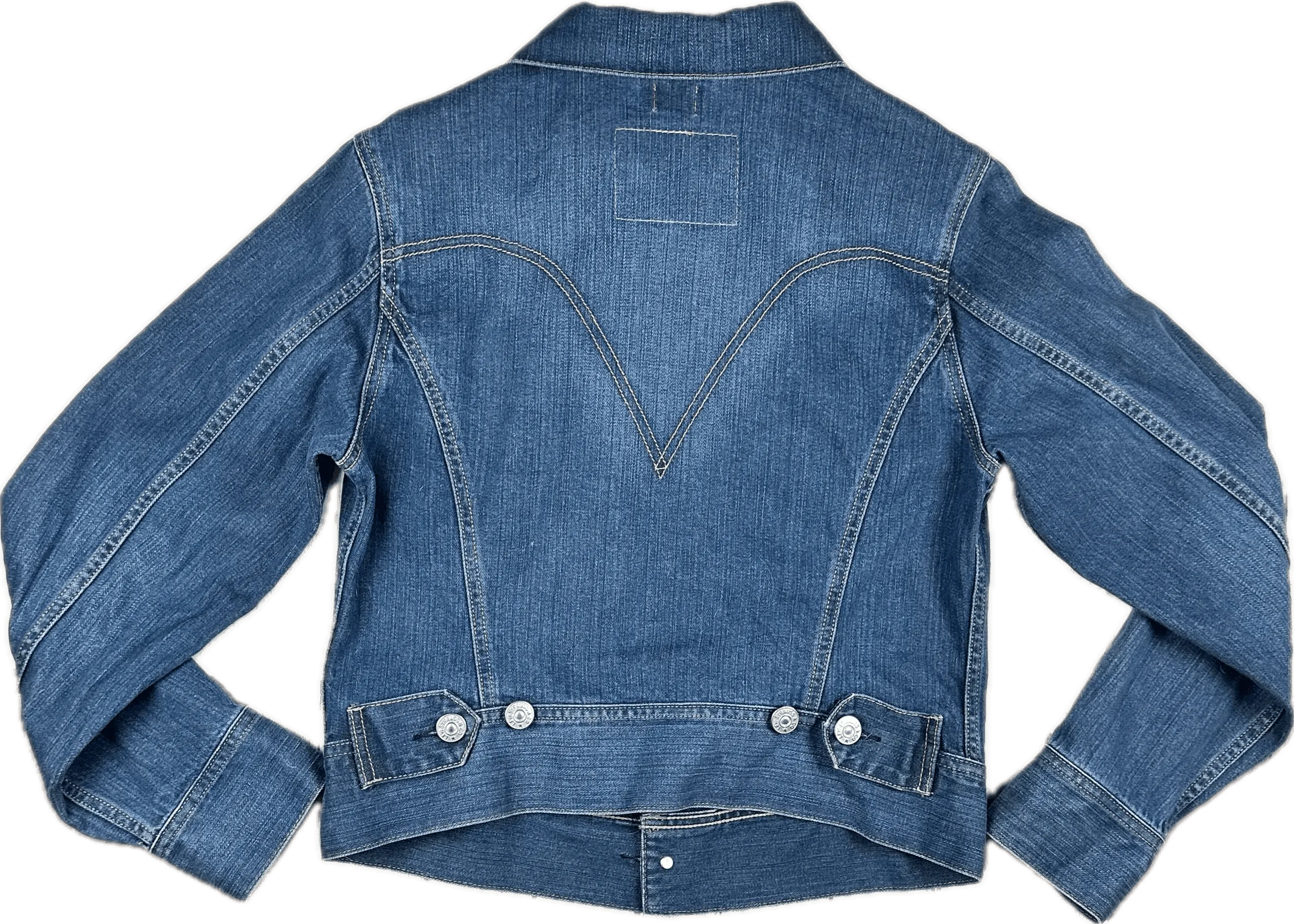 Levis 90's Vintage Classic Red Tab Ladies Denim Jacket - Suit Size M