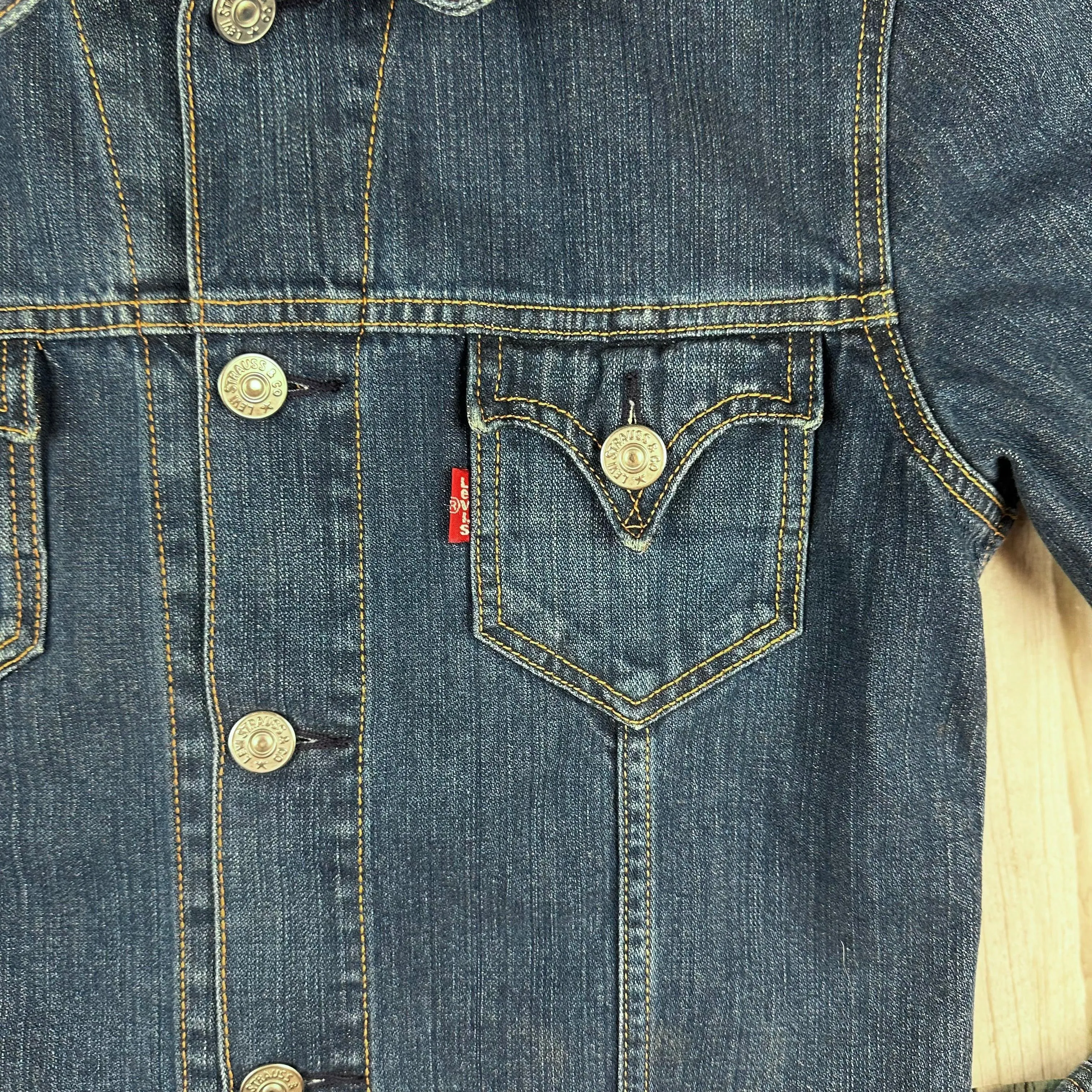 Levis 90's Vintage Classic Red Tab Ladies Denim Jacket - Suit Size M