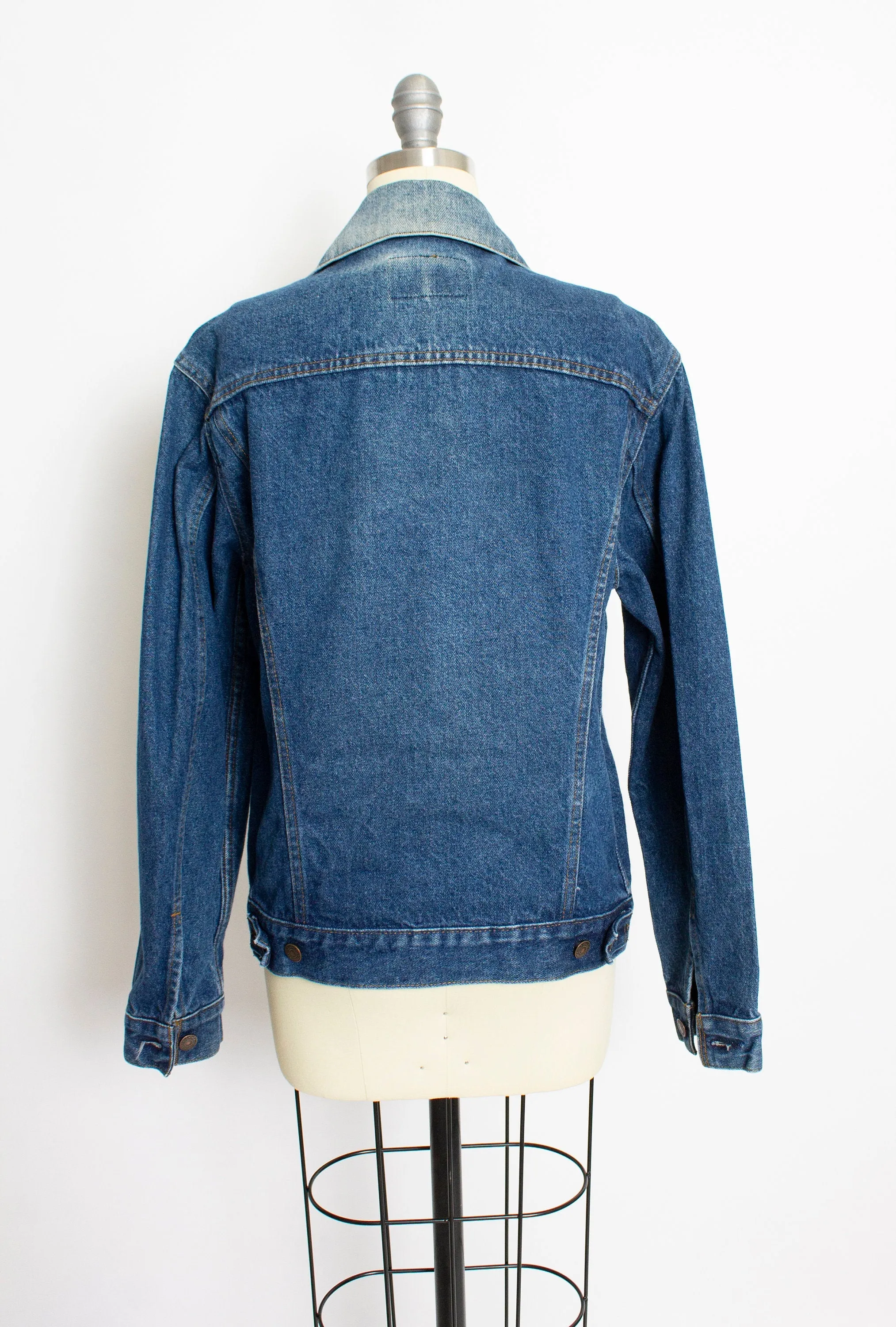 LEVI'S Denim Jacket 1980s Blue Jean Medium 38"